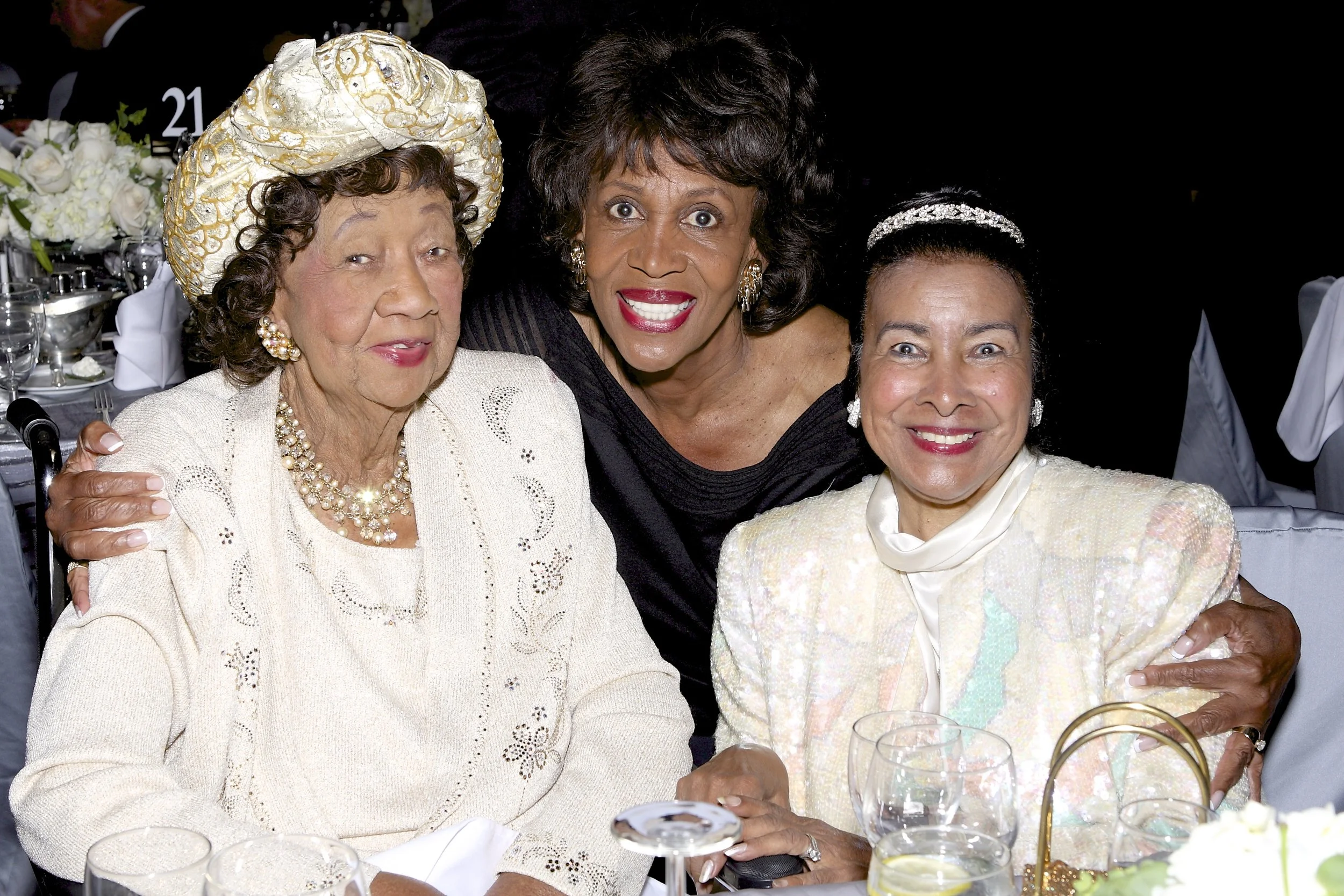 Dr Height Maxine Waters and Xernona Clayton 2000.jpg