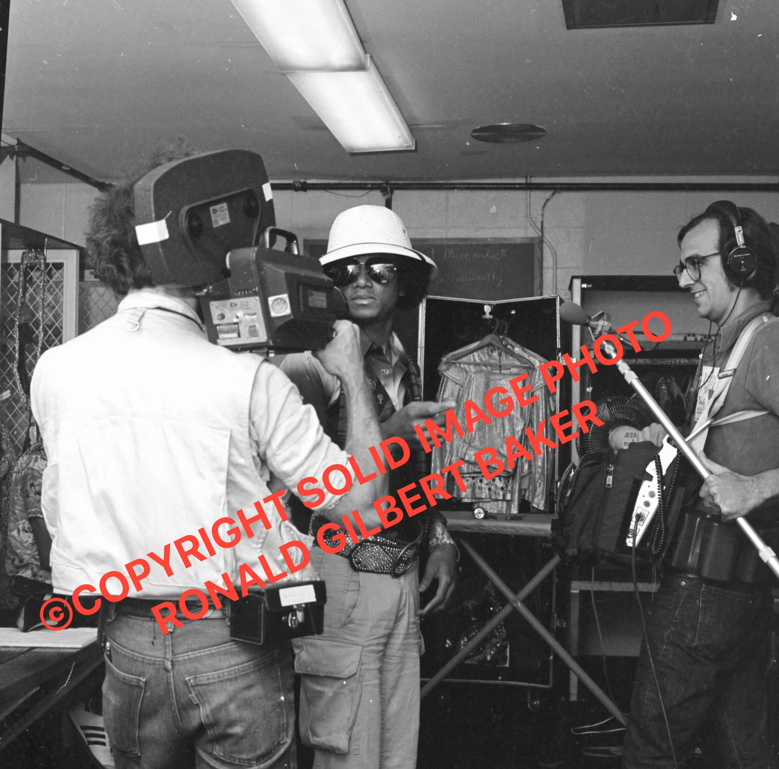 The Jacksons came to DC in 1979 as part of their 39-city concert tour.  I was hired by their management company, Weisner and Demand, to cover them from the time their bus arrived until the left the venue that night after the show.  These are a few ph