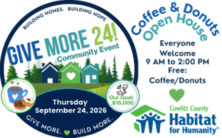 Flyer for Give More 24 2026