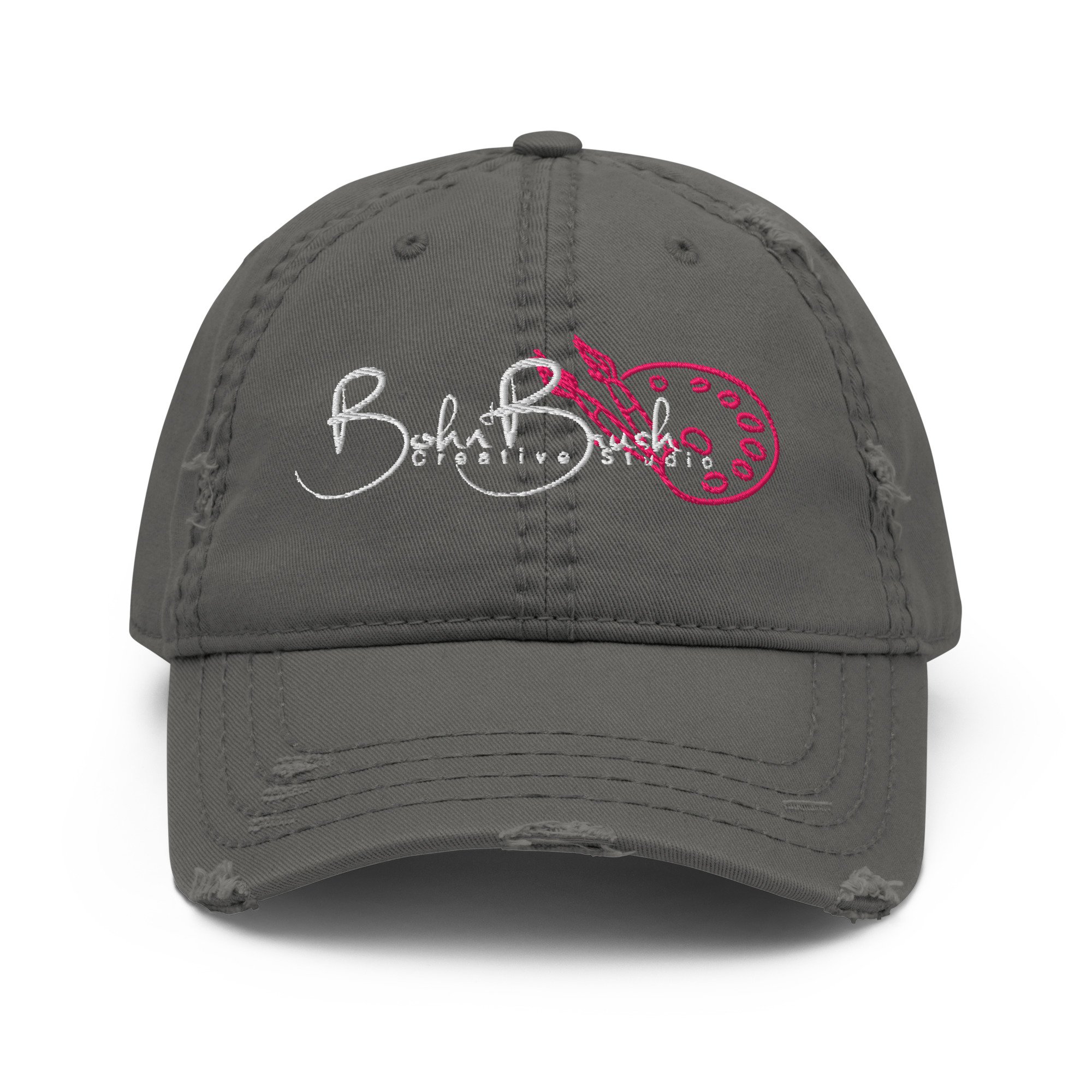 Distressed Branded Hat