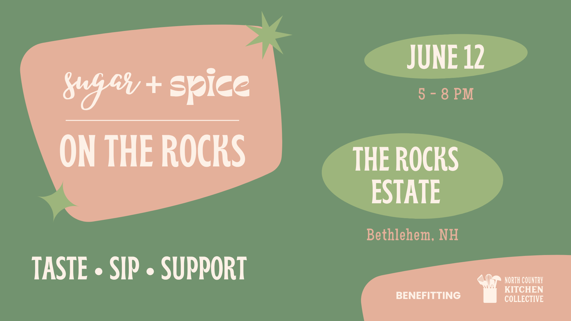 Sugar + Spice on The Rocks: A Fundraising Gala