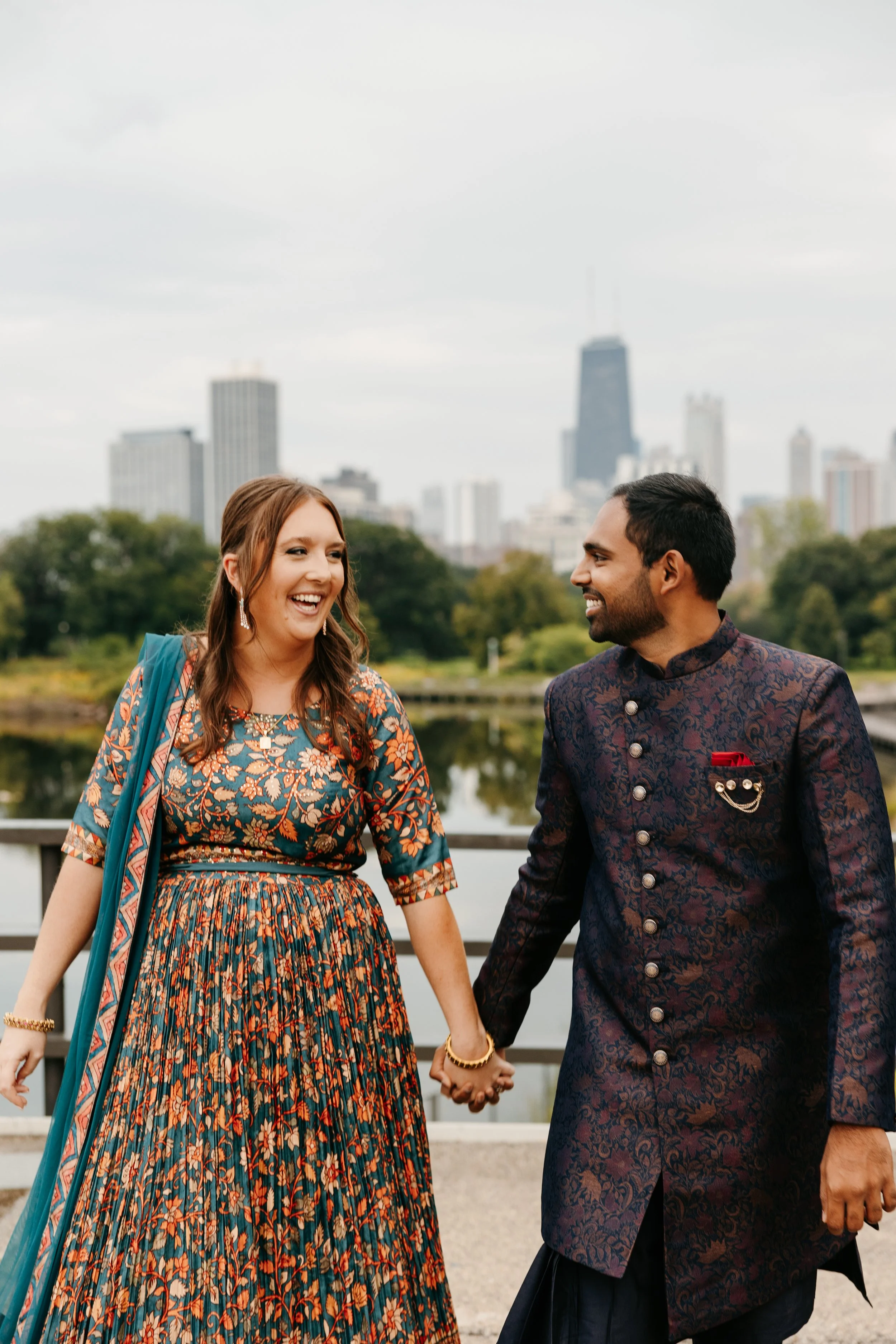ELIZABETH + PRUTHVI’S CHICAGO ENGAGEMENT