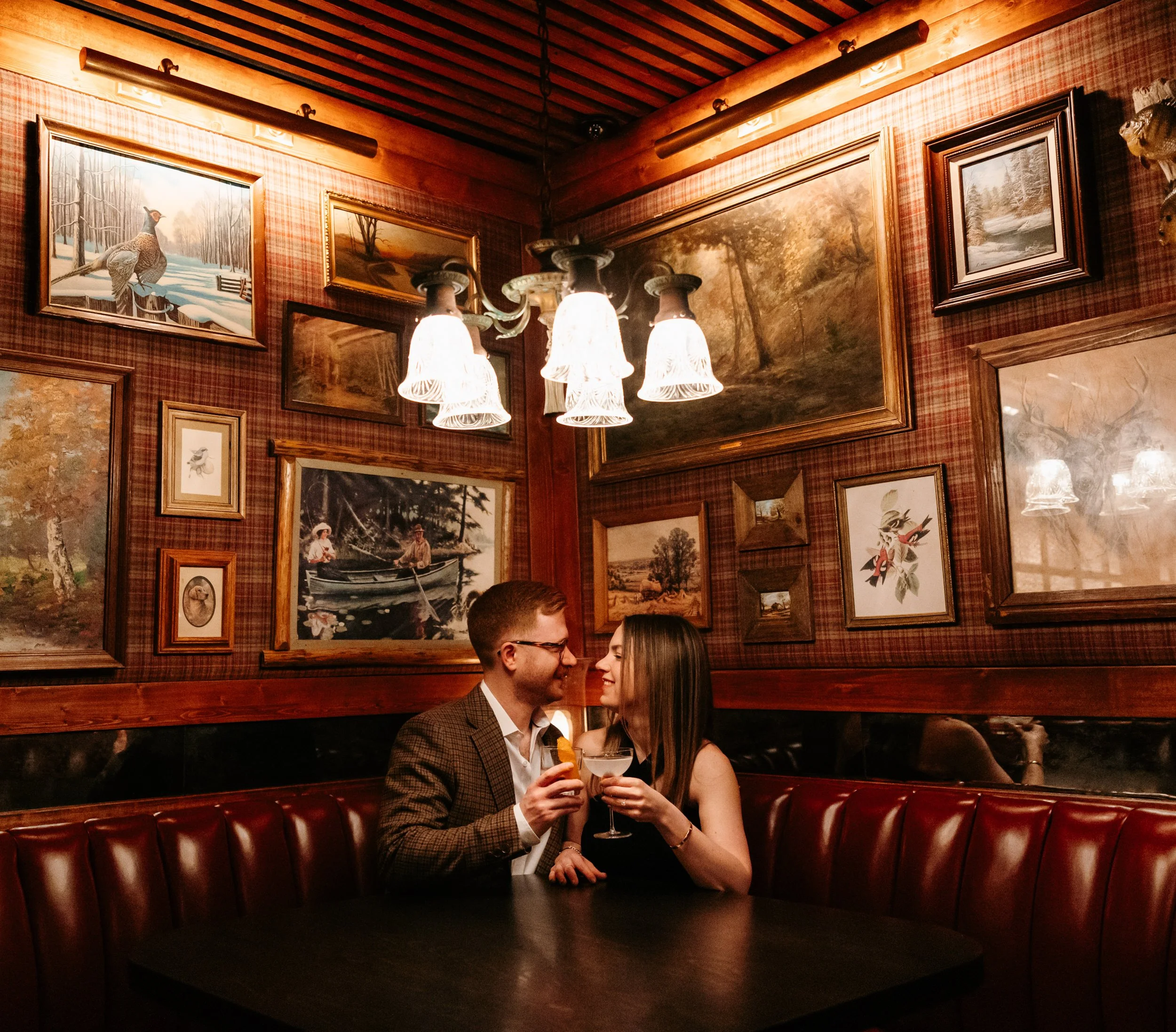 LISA + ELI’S TRIVOLI TAVERN ENGAGEMENT PHOTOS