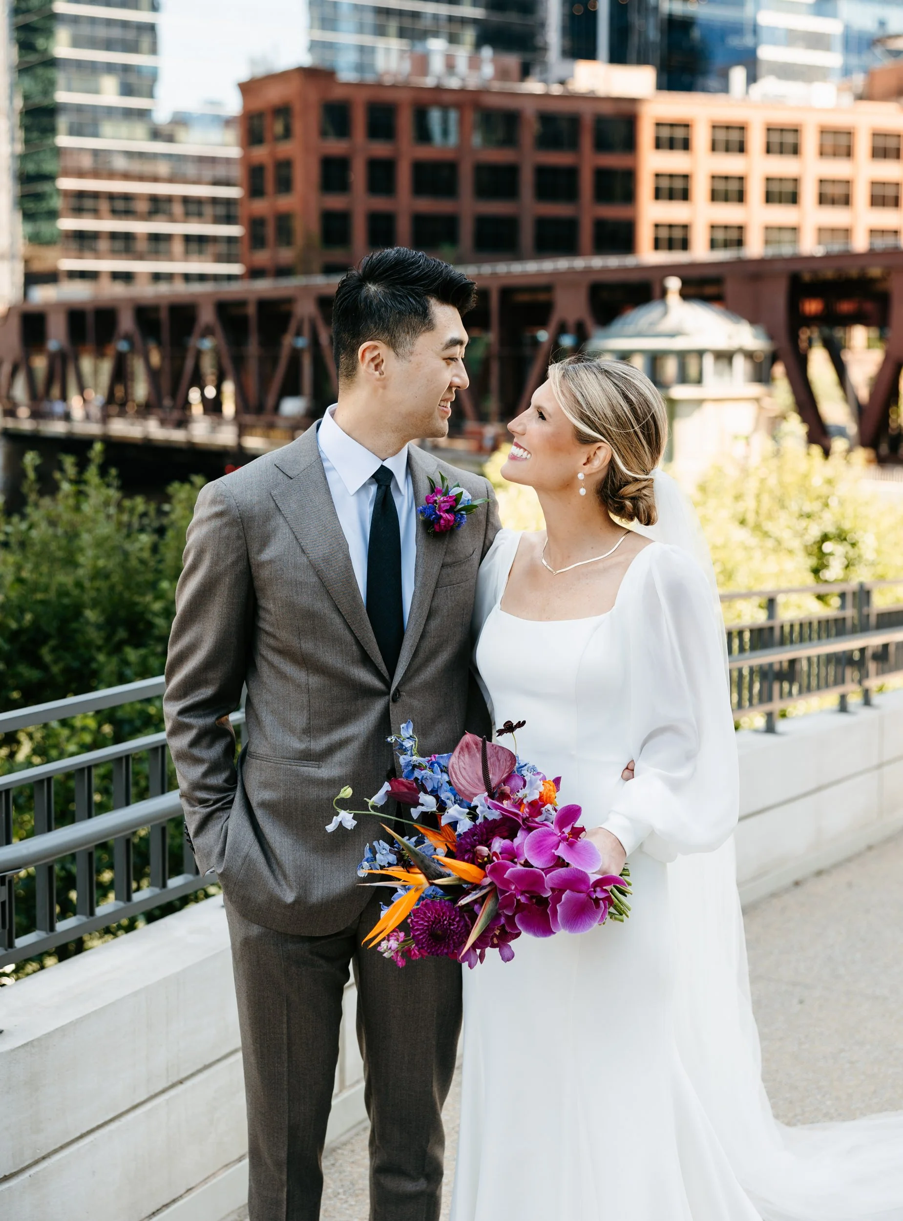 CLAIRE + DAVE’S COLORFUL WILDMAN BT CHICAGO WEDDING