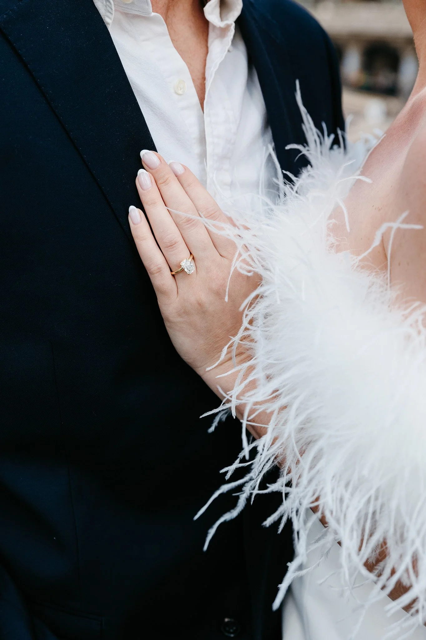 downtown chicago riverwalk engagement photos
