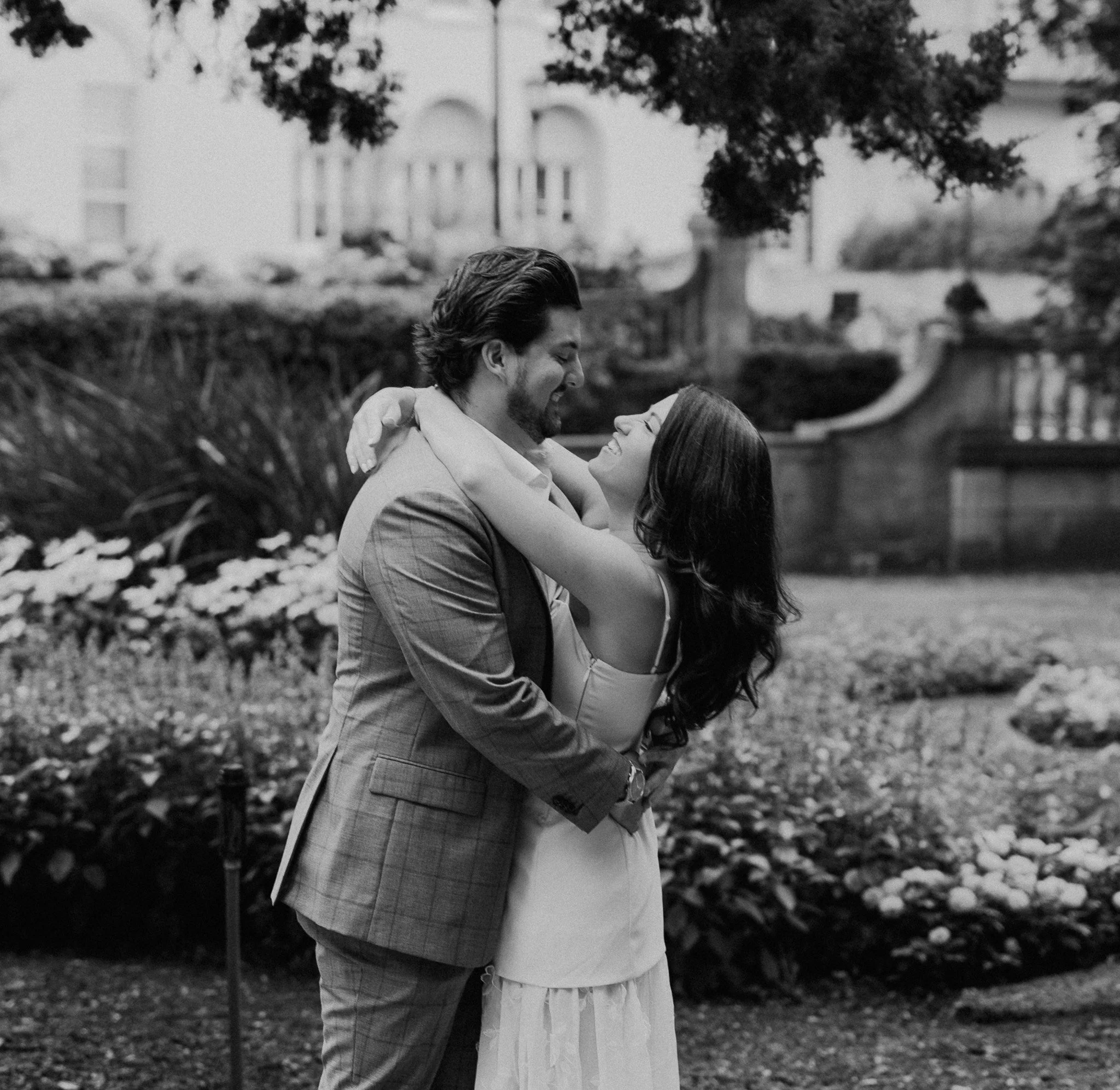 pride and prejudice inspired engagement session with candid photos
