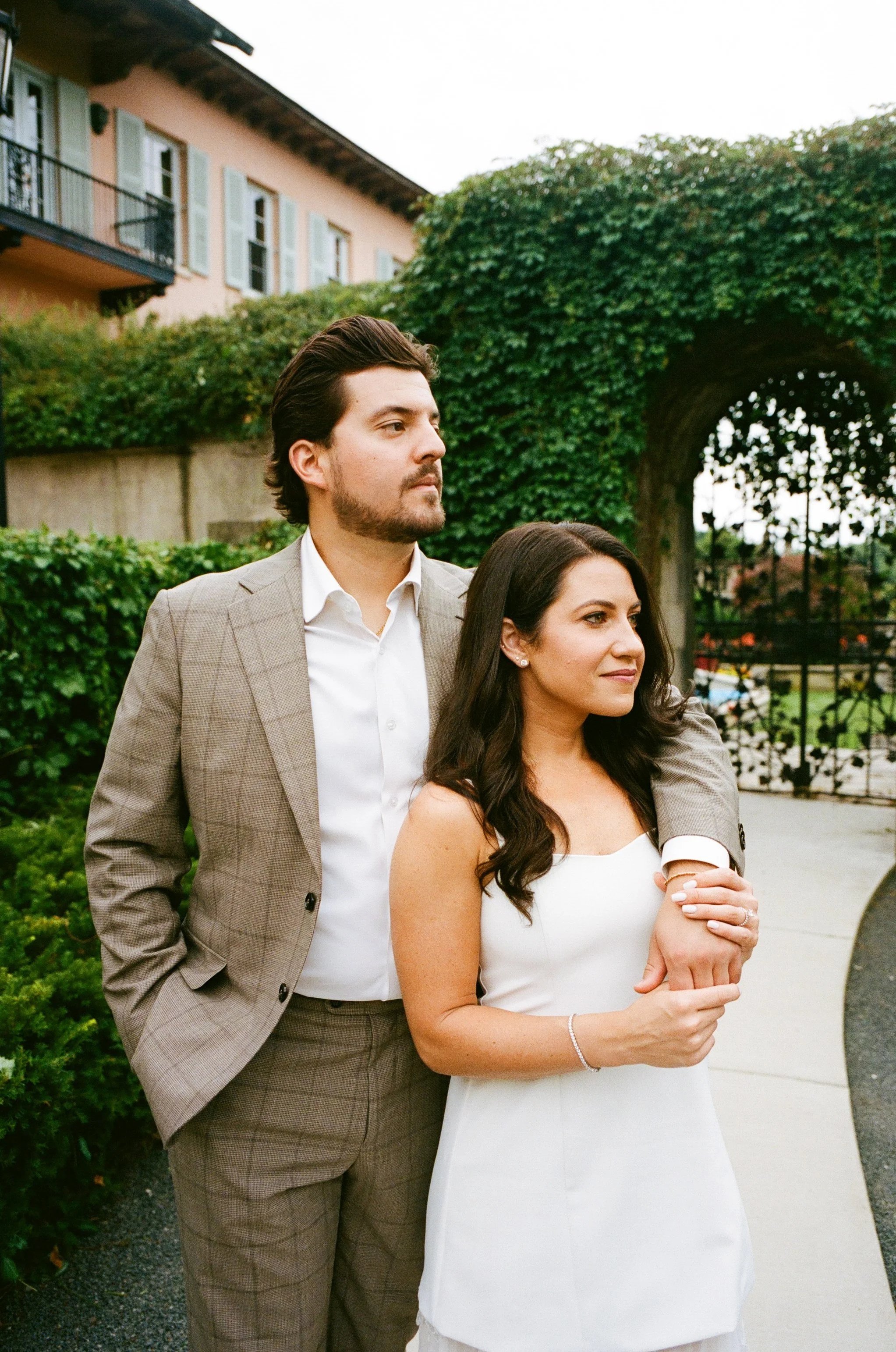 film photo italian inspired engagement session
