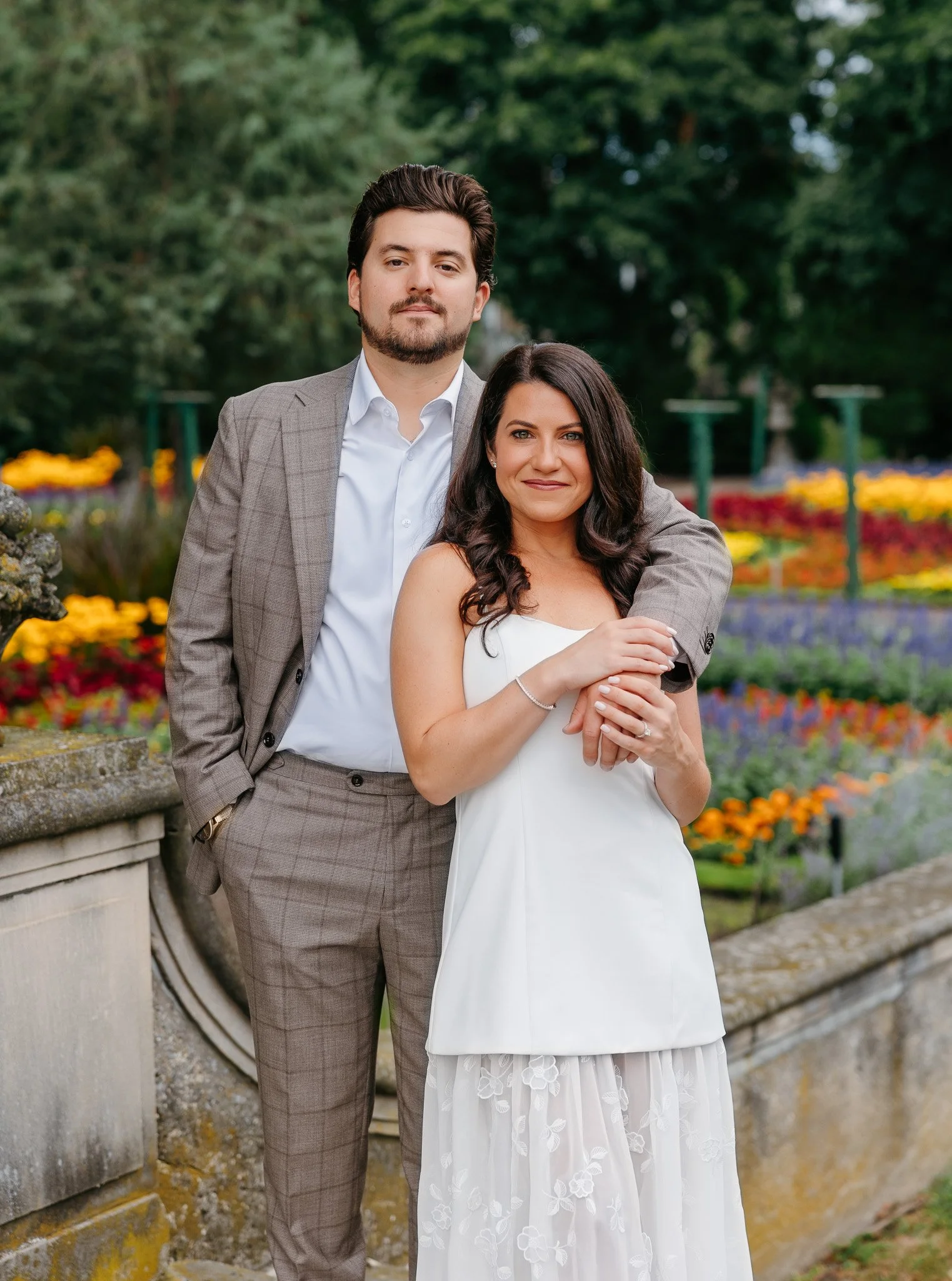 pride and prejudice inspired engagement session at cuneo mansion