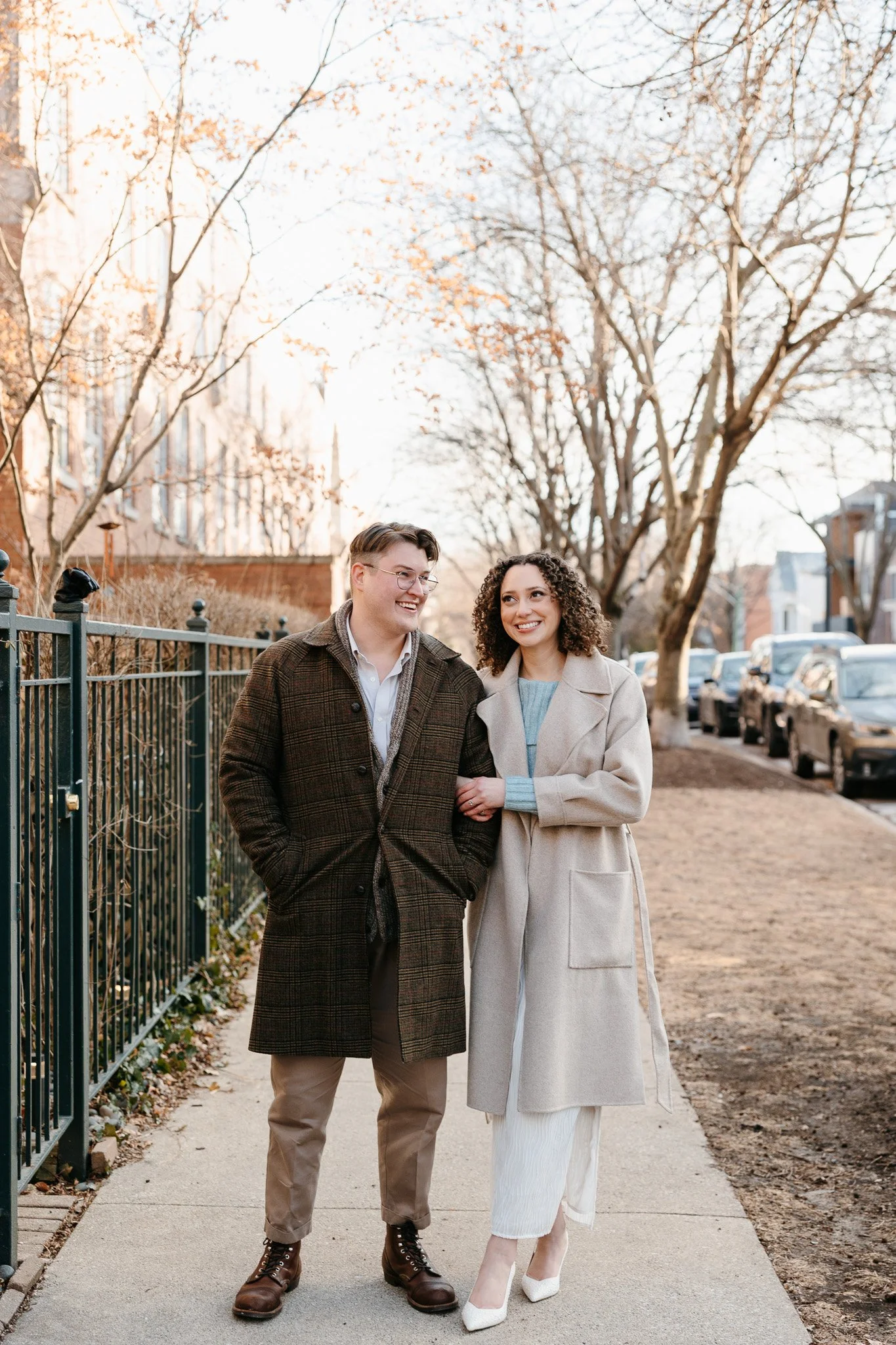 lincoln park chicago engagement session