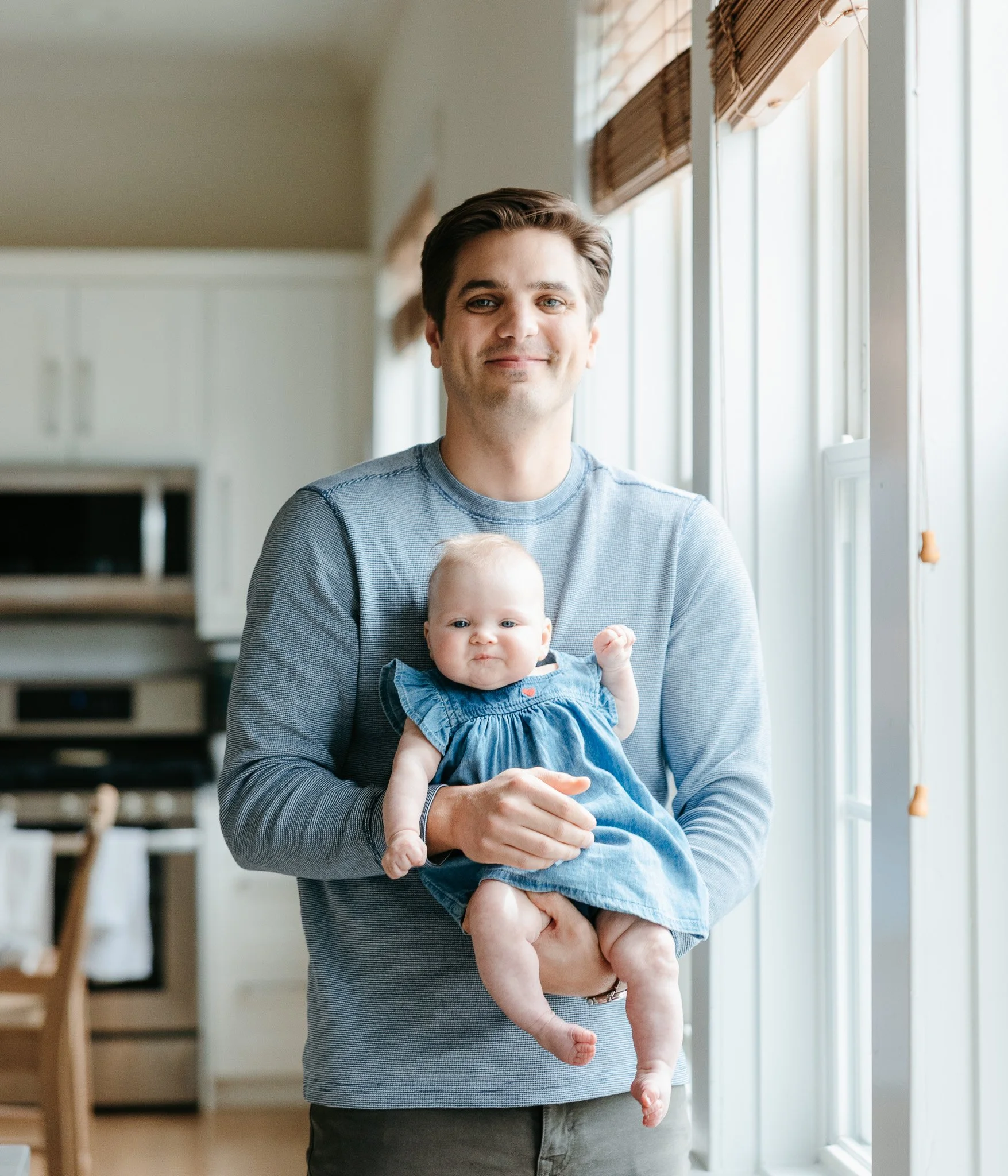 candid film style chicago family photos