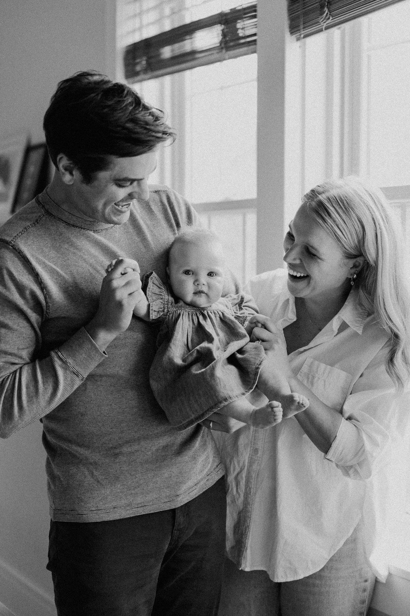 candid film style chicago family photos