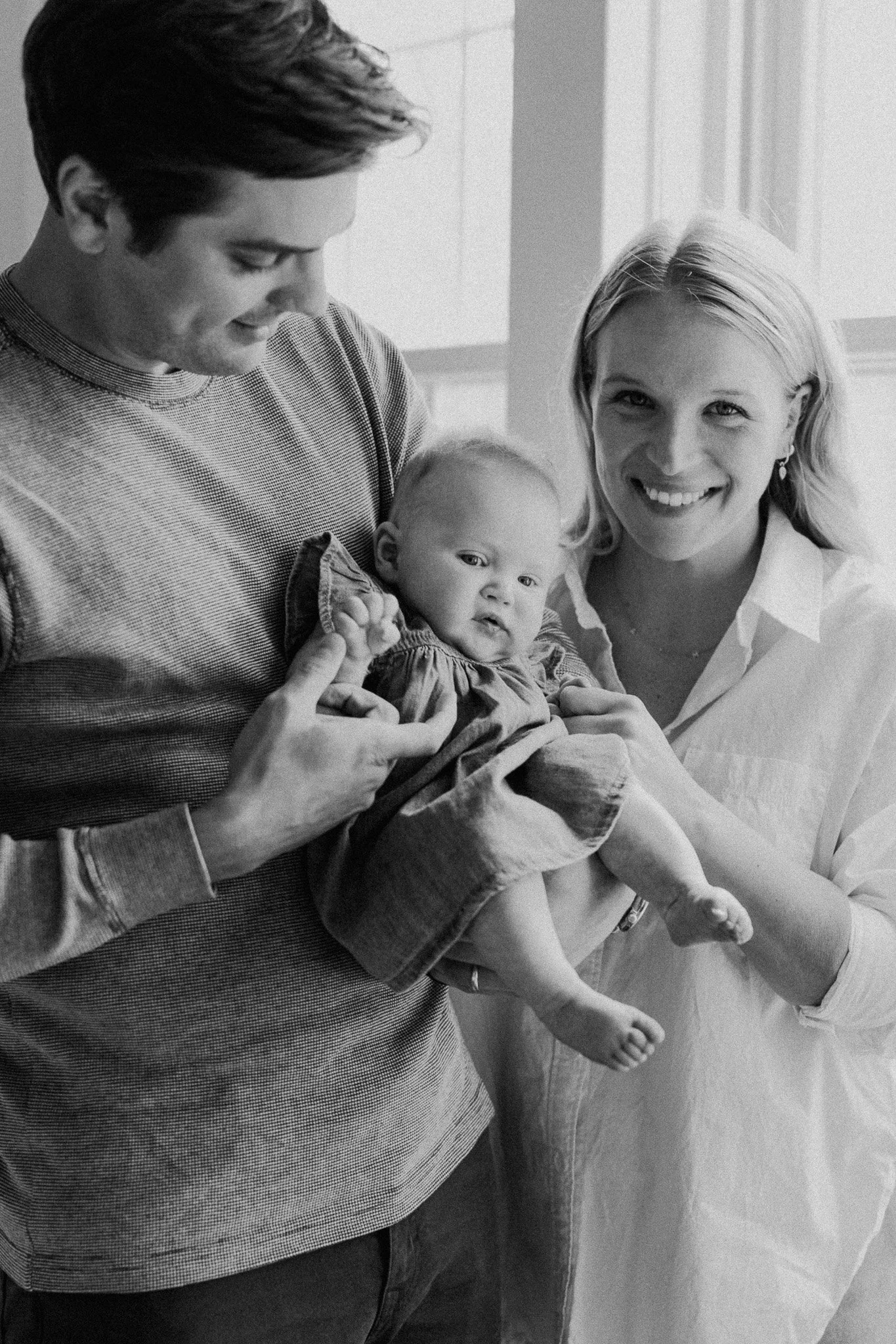 candid film style chicago family photos