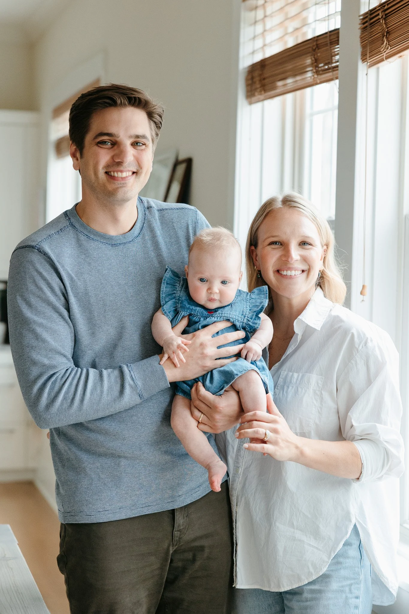 candid film style chicago family photos