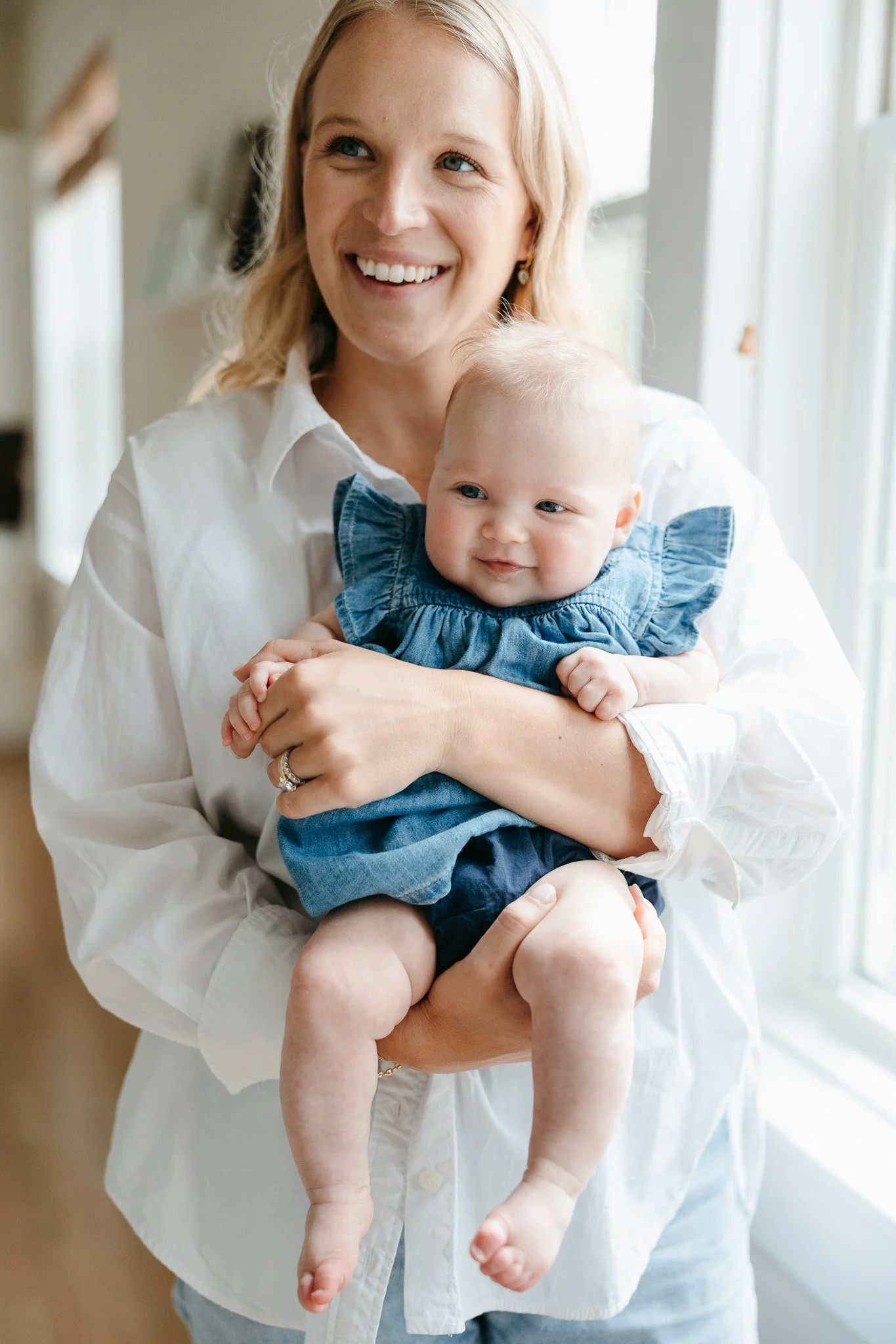 candid film style chicago family photos