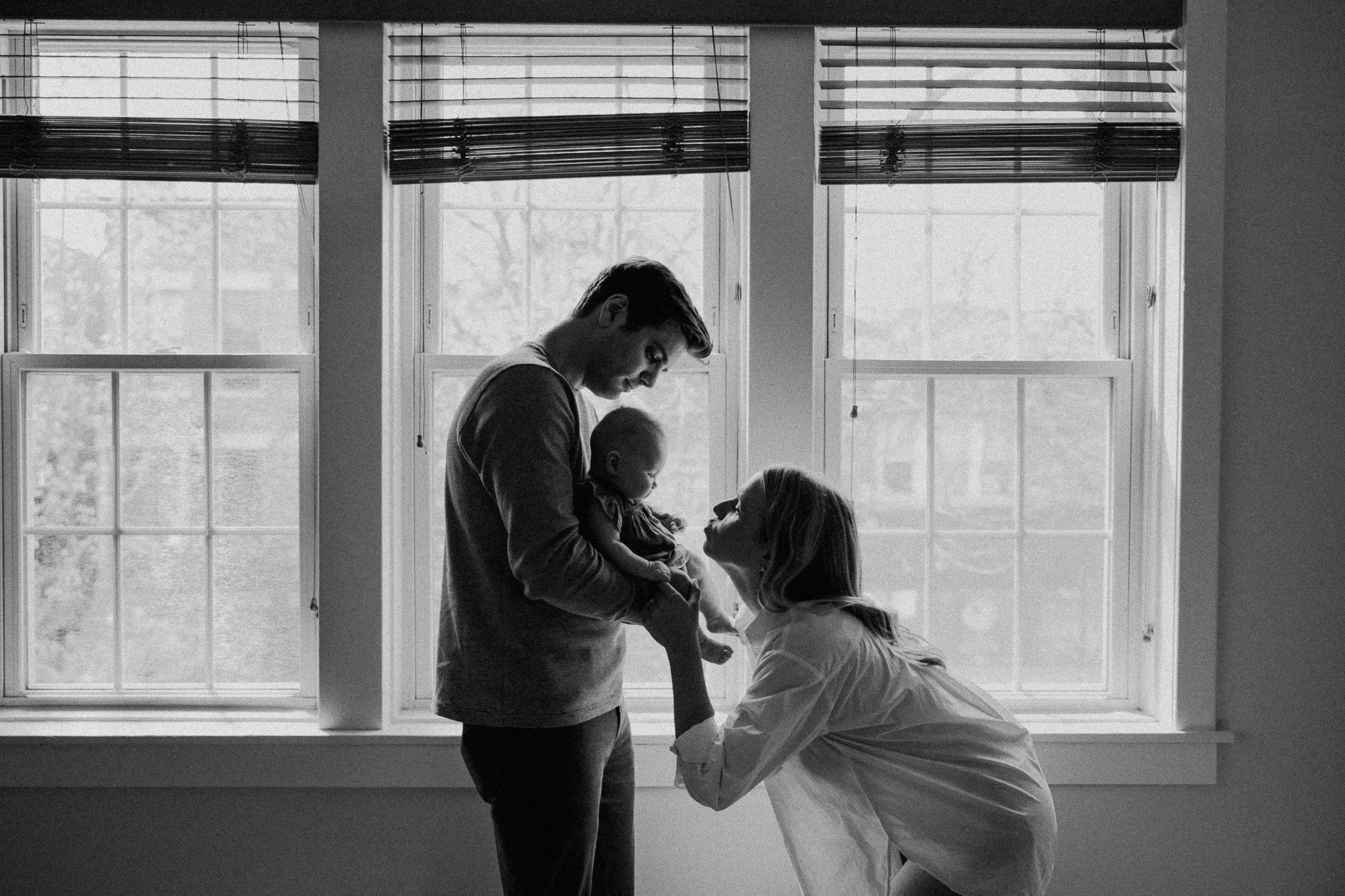 candid film style chicago family photos