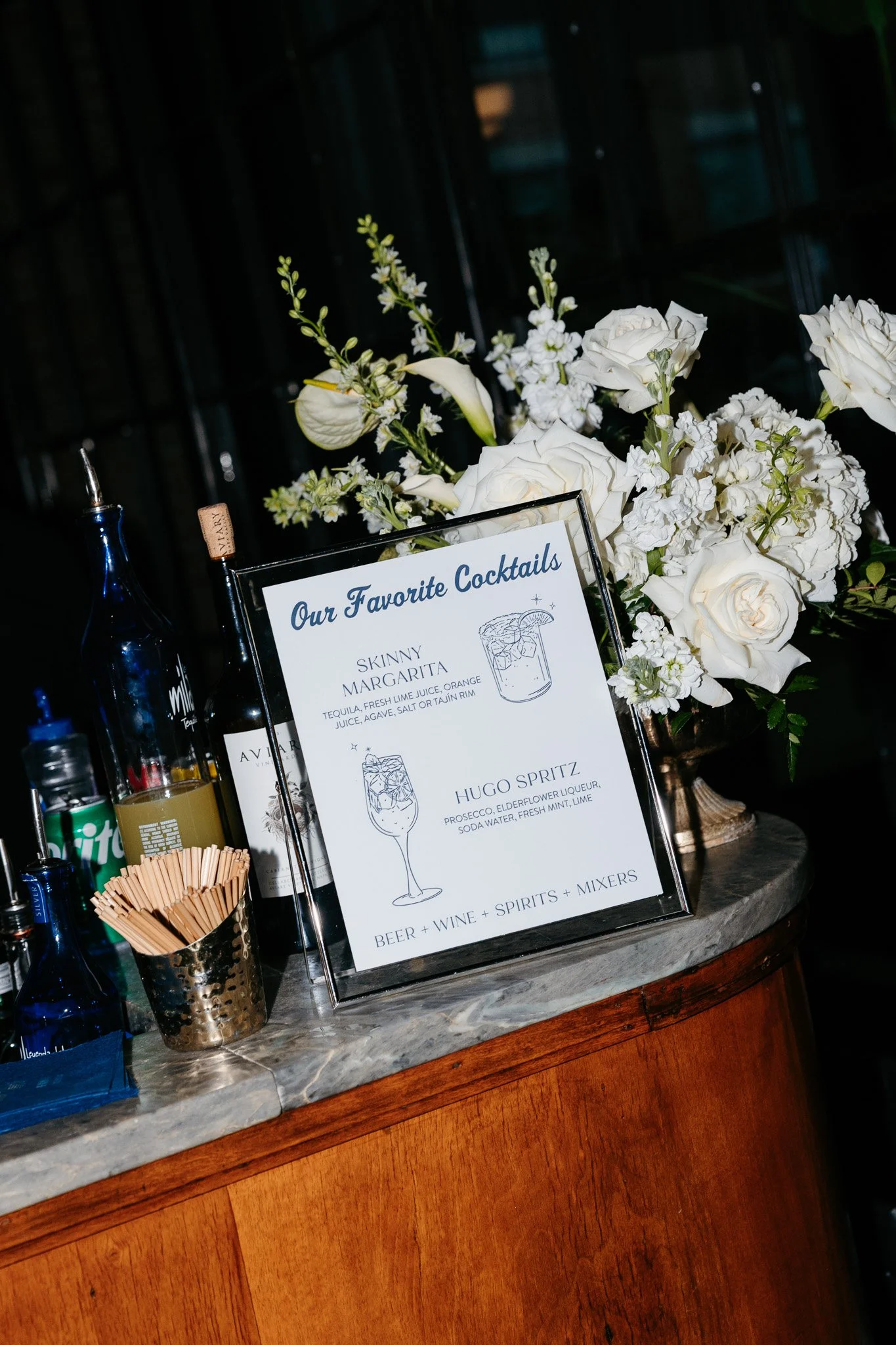 cocktail hour signage