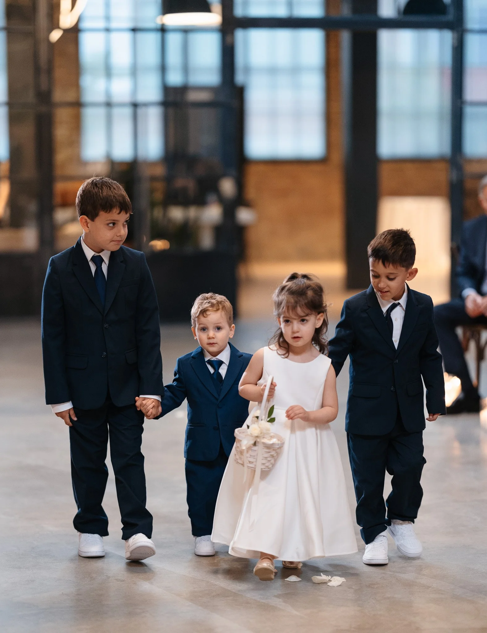 flower girl and ring bearers