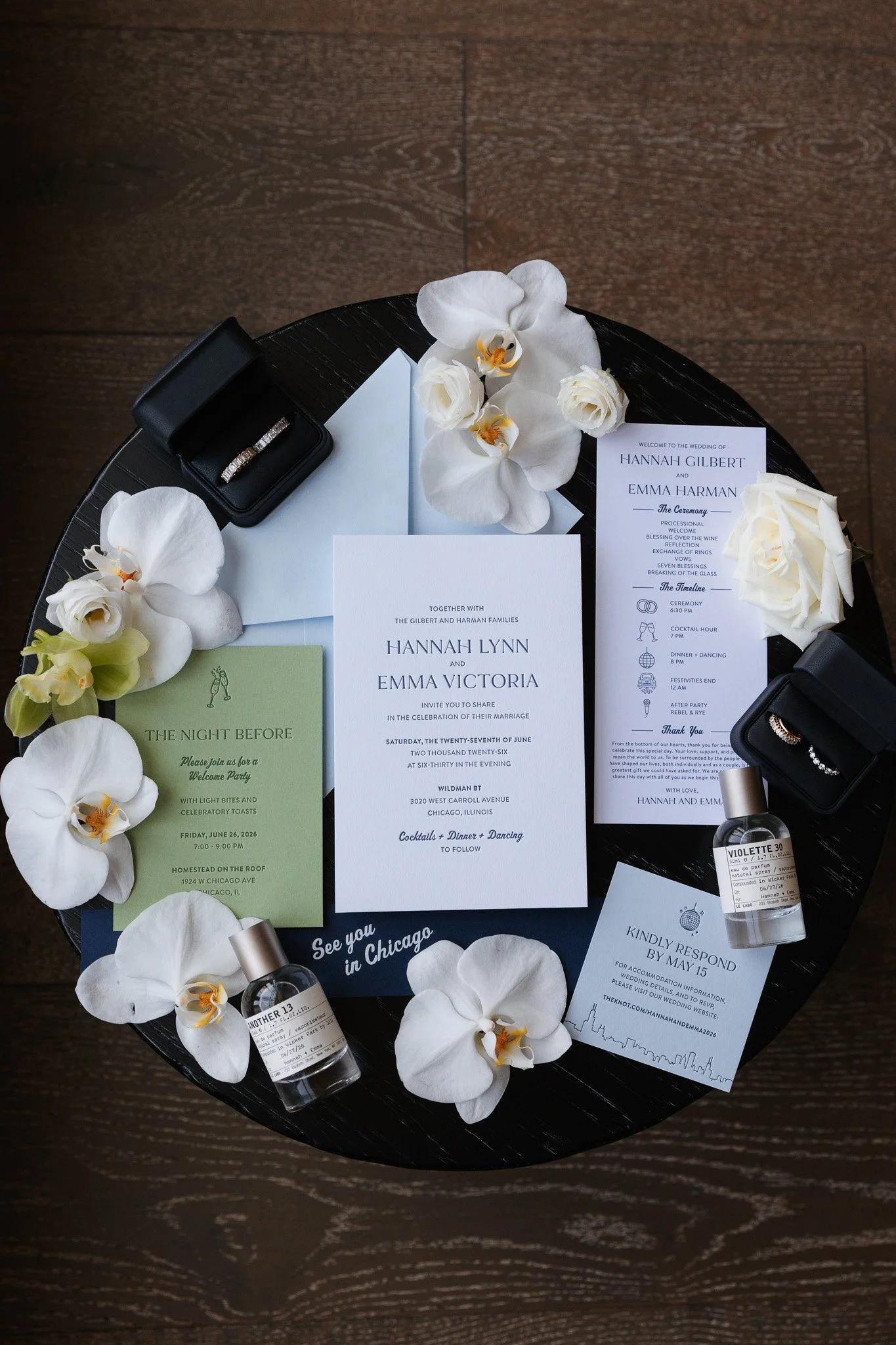 custom wedding stationery