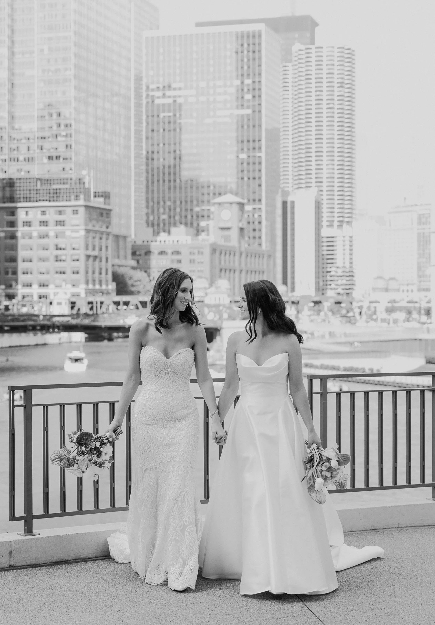 portrait of brides