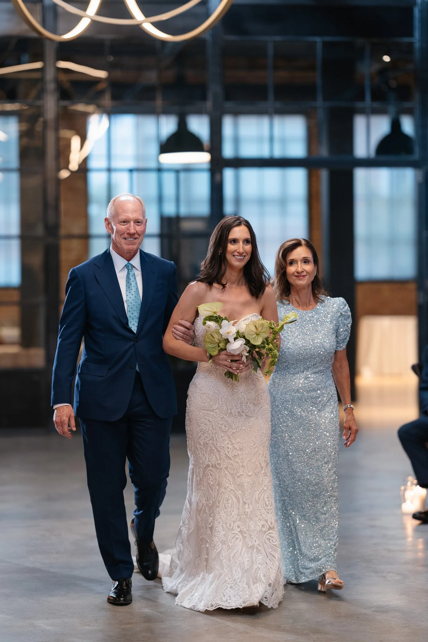 bride walking down aisle
