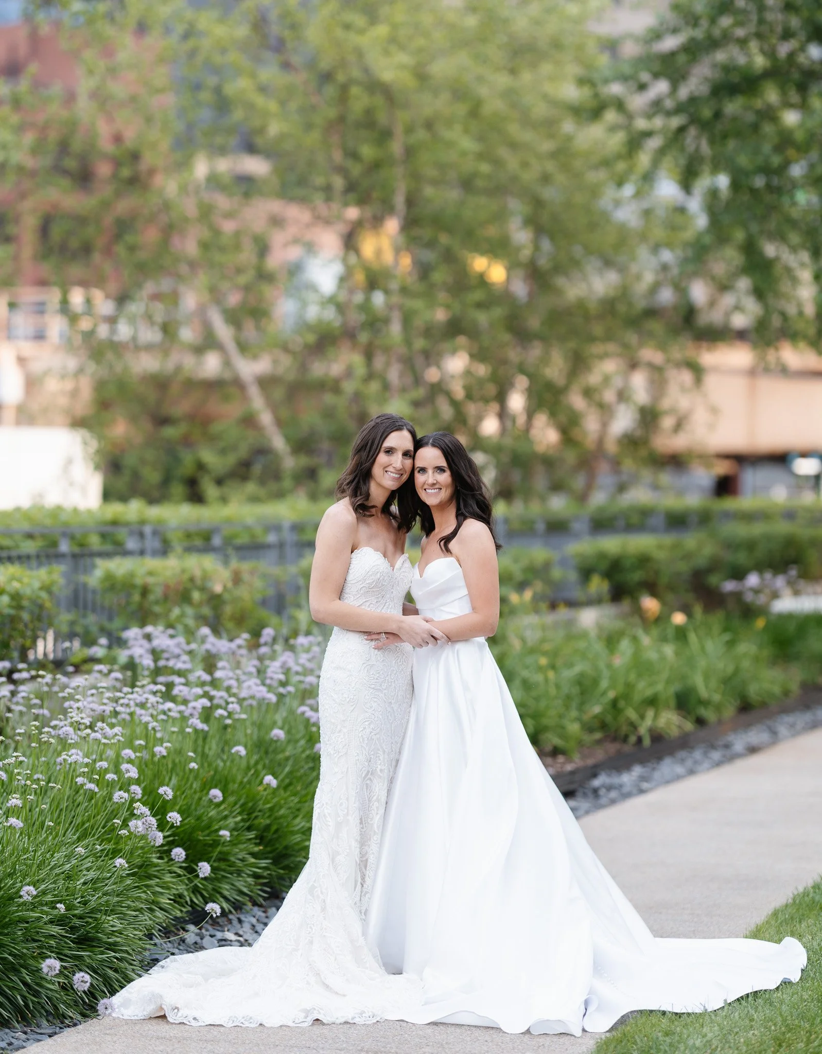 portrait of brides
