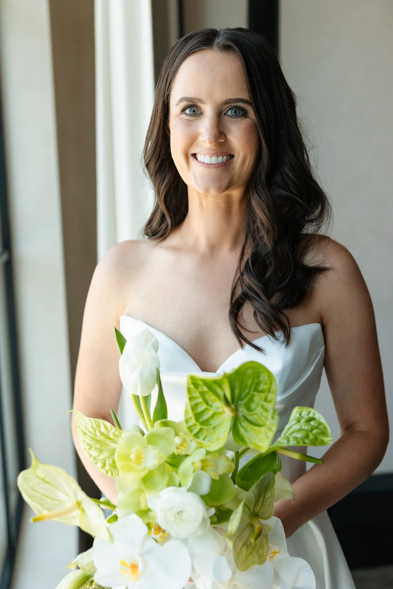 bride and bouquet