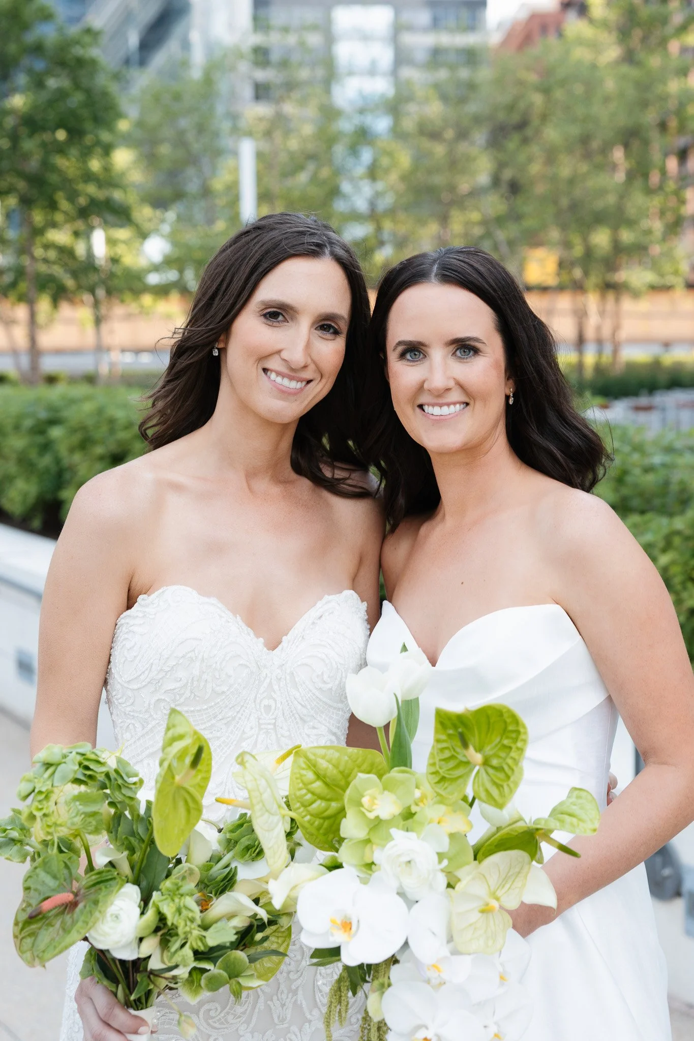 portrait of brides