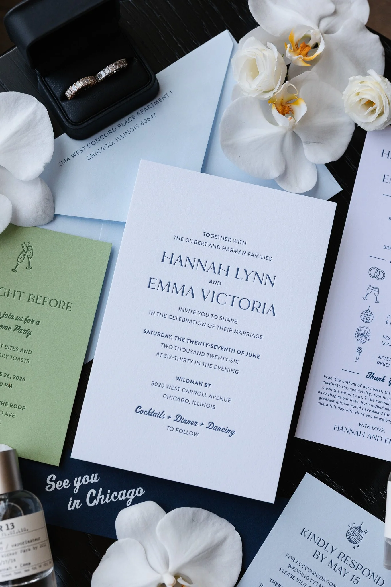 custom wedding stationery