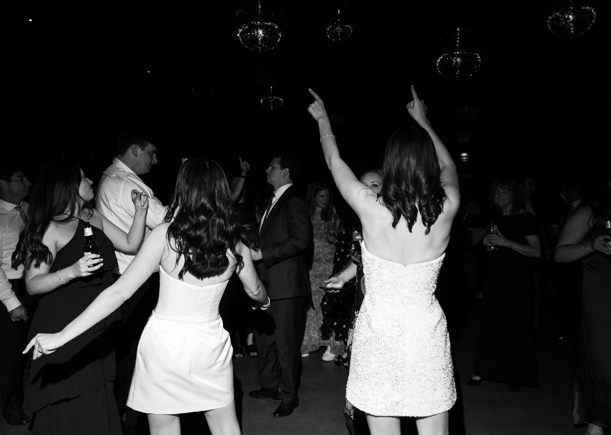 brides dancing editorial black and white