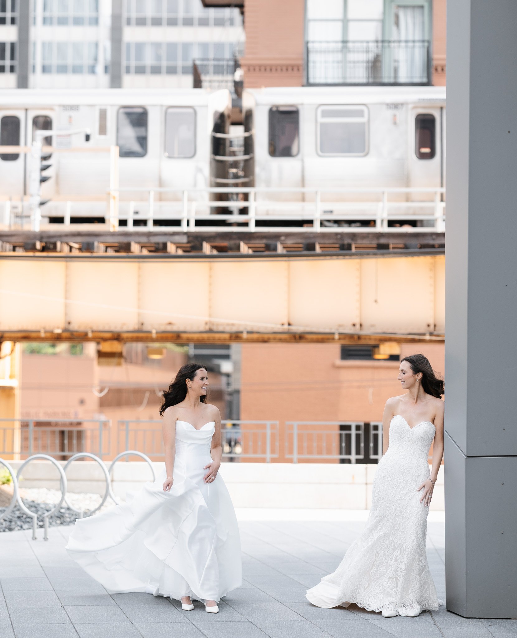 portrait of brides