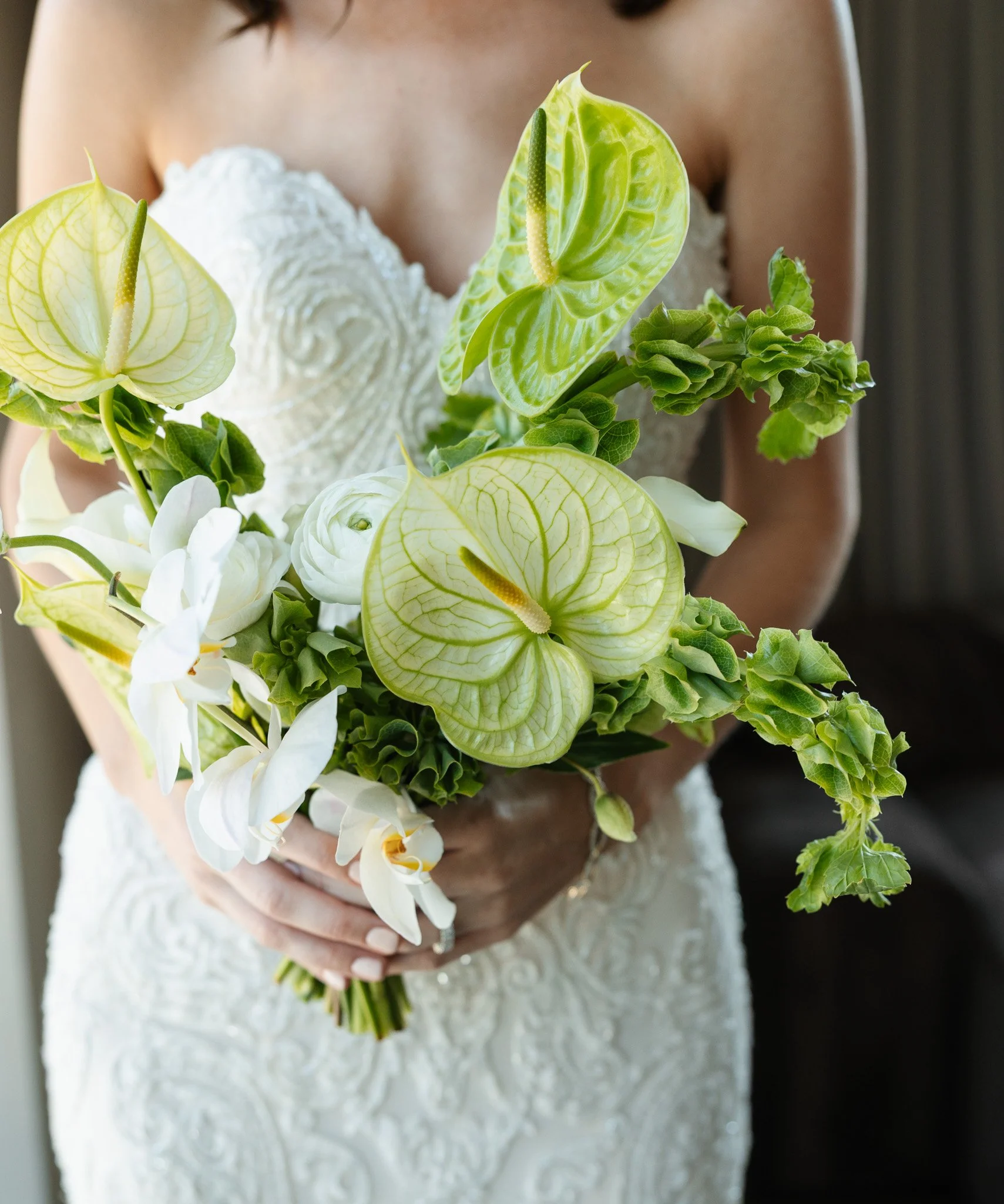 bride and bouquet