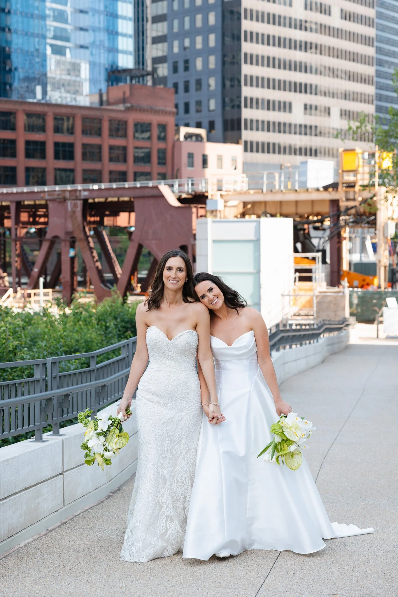 portrait of brides