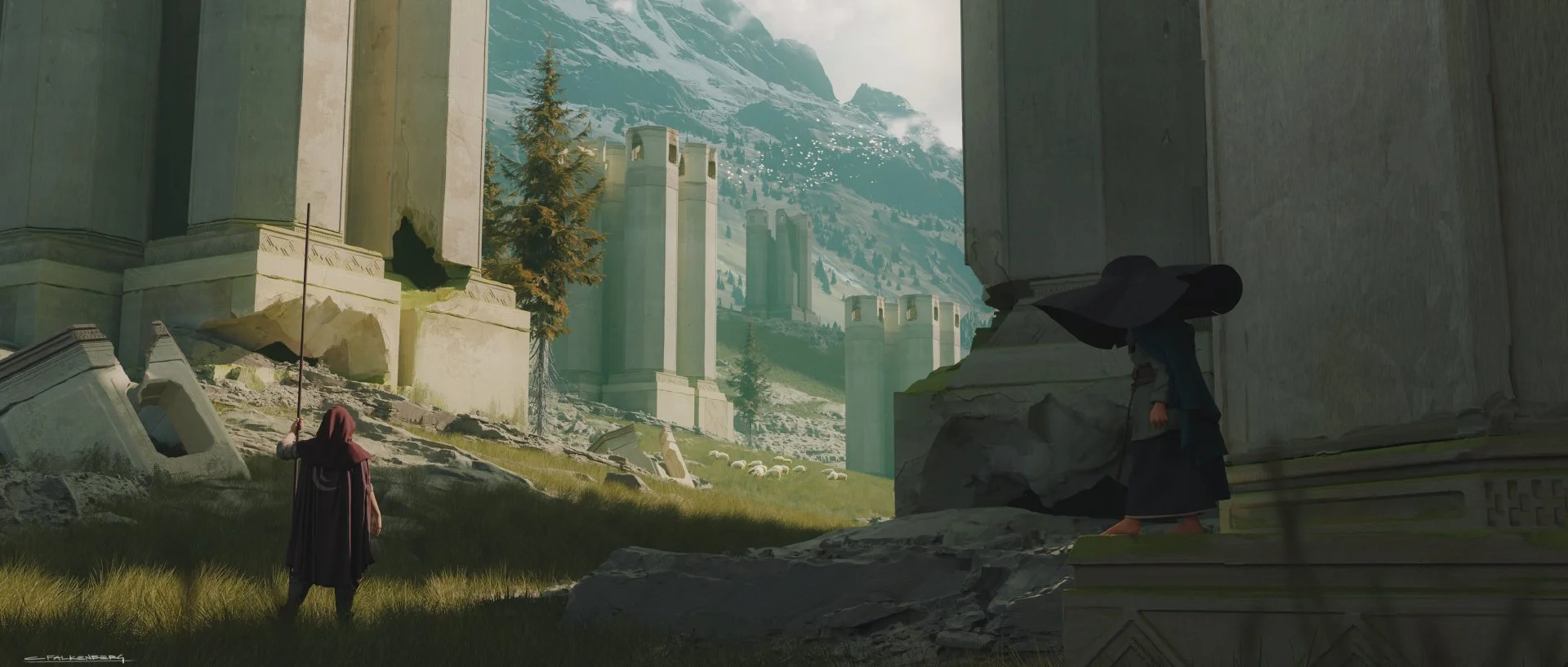 Chimney Stacks - No record marks the exact day the hill clans vanished. What is known is simpler and far more unsettling. One by one, the chimney stacks stopped smoking. Living closer to the surface than their mountain kin, their absence was immediat