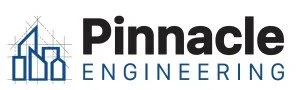 Pinnacle Engineering logo with a blue abstract cityscape above the company name.