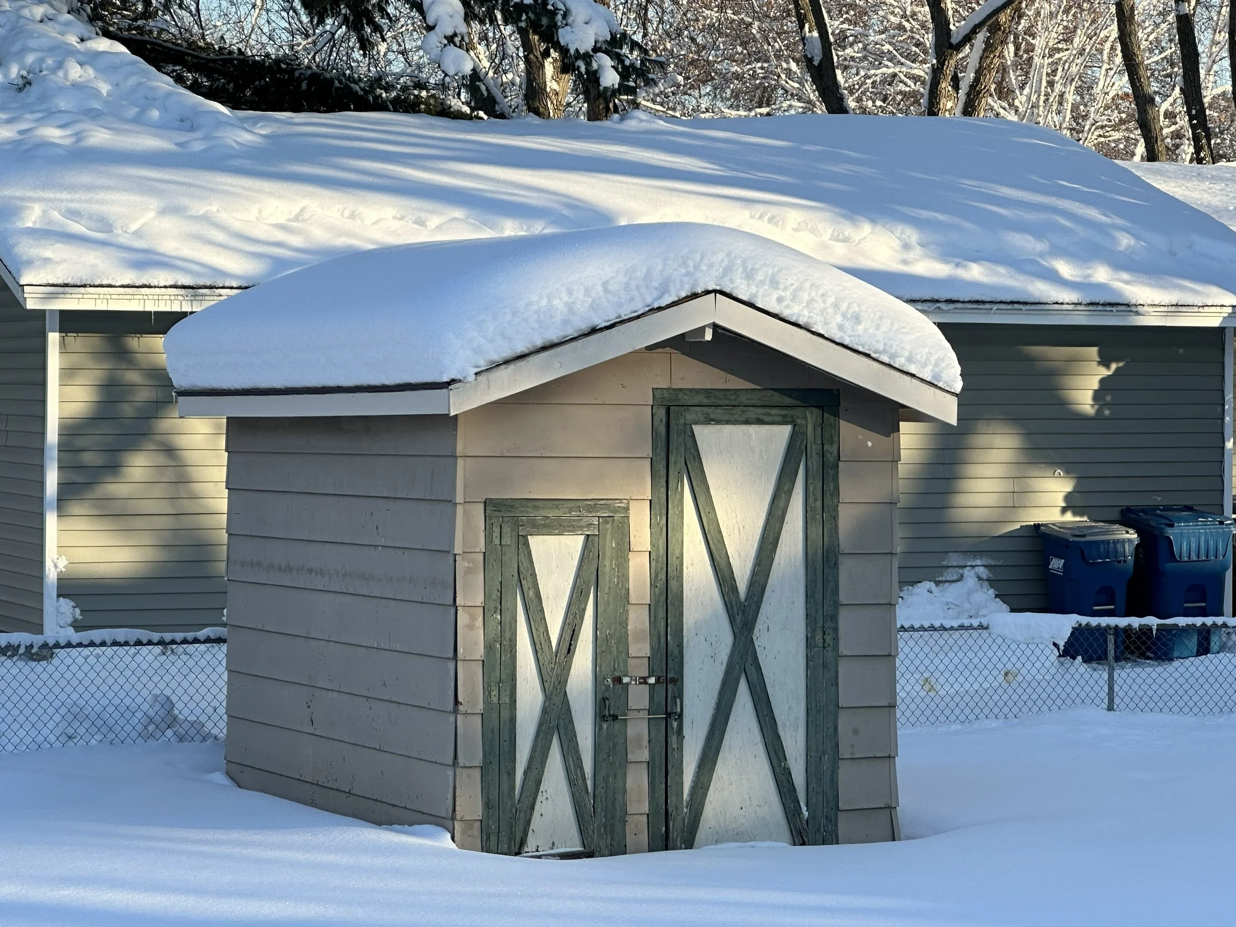 No Ice Dams on My Shed Roof