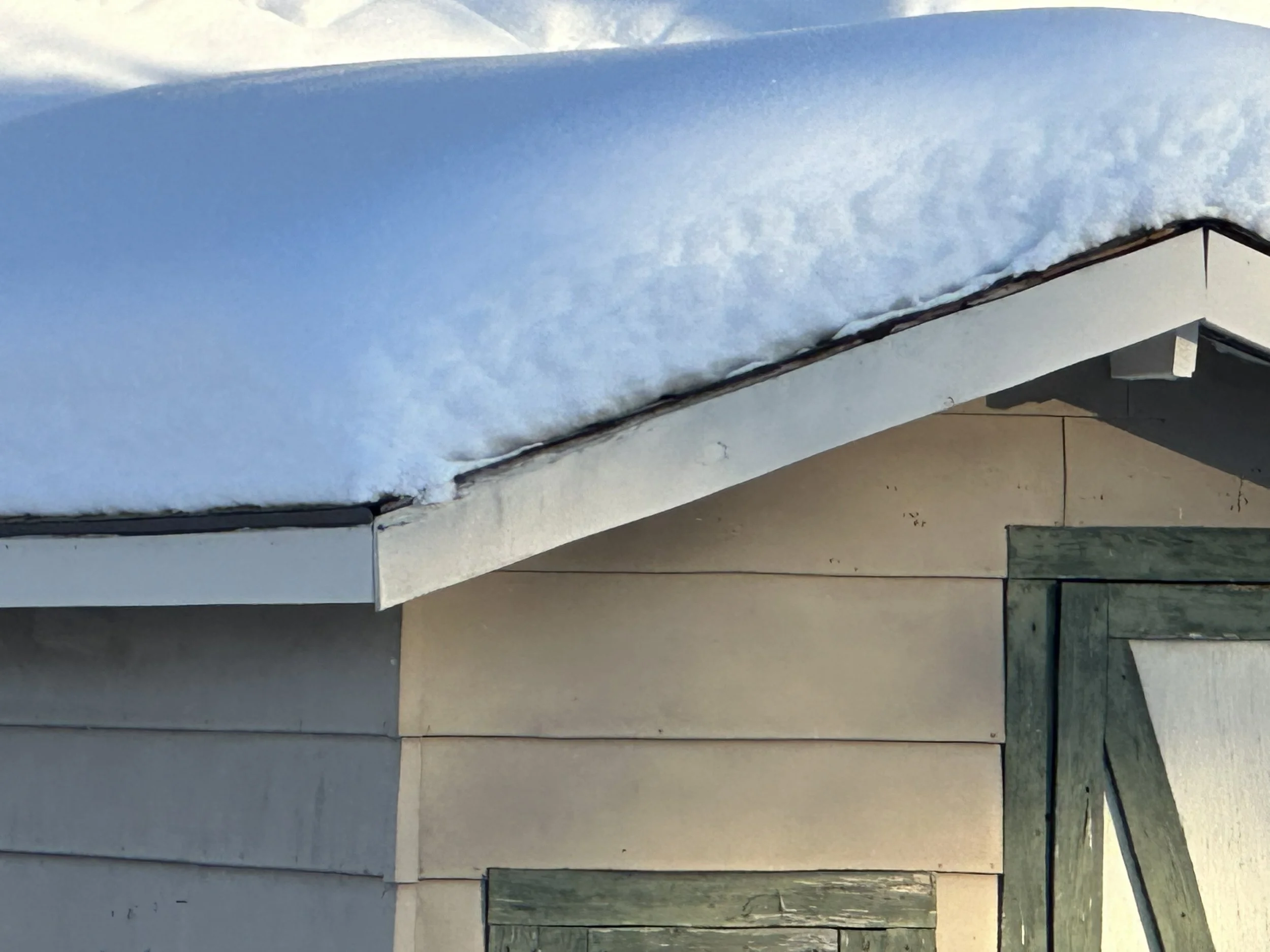 No Ice Dams on My Shed Roof