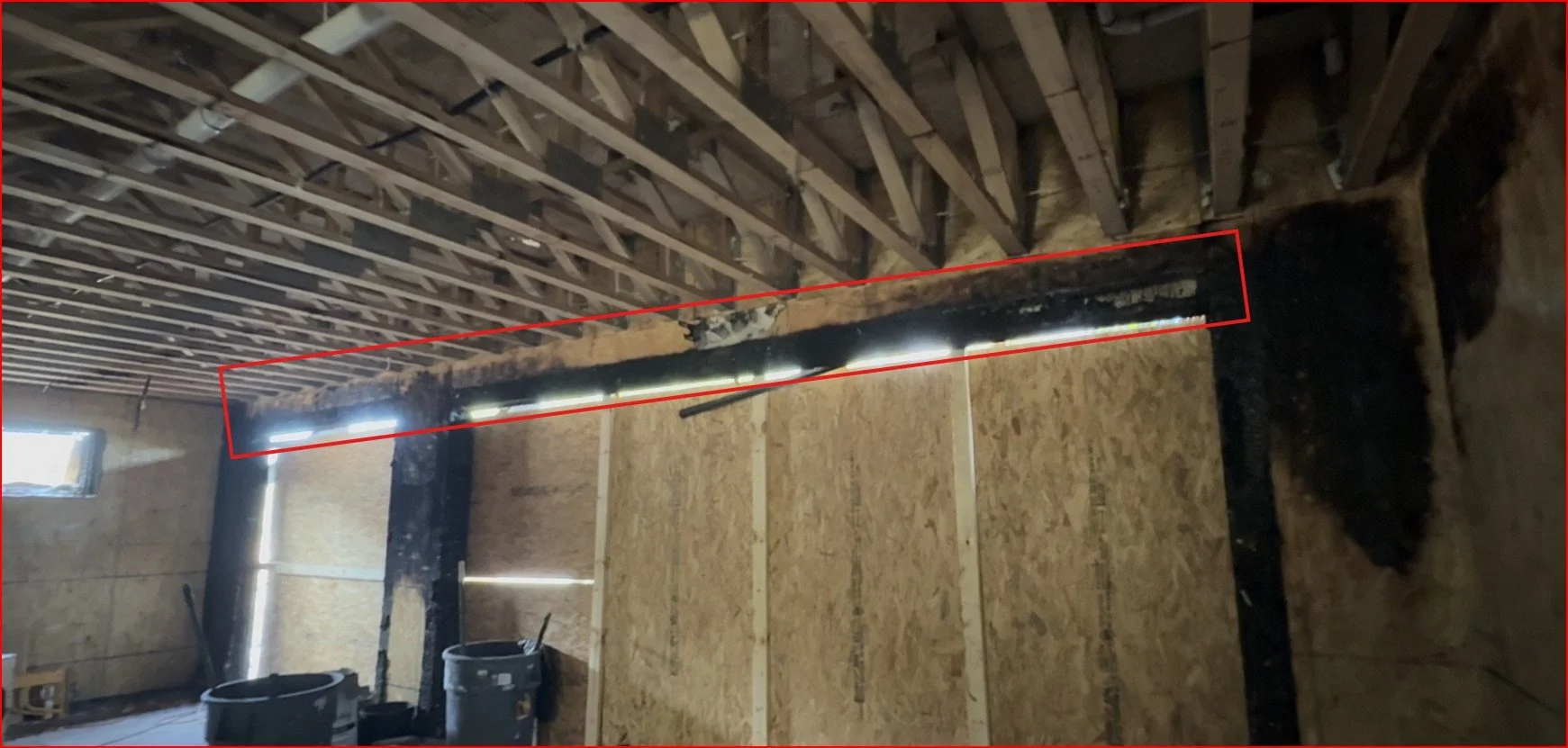 SIP Wall With Severe Damage &amp; No Damage