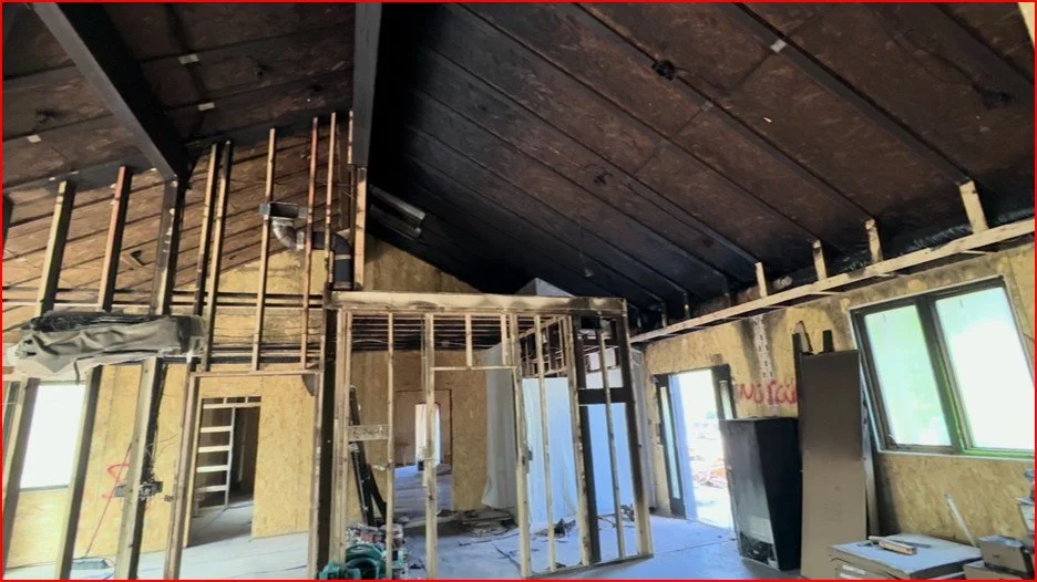 SIP Roof w/ Smoke and FIre Damage