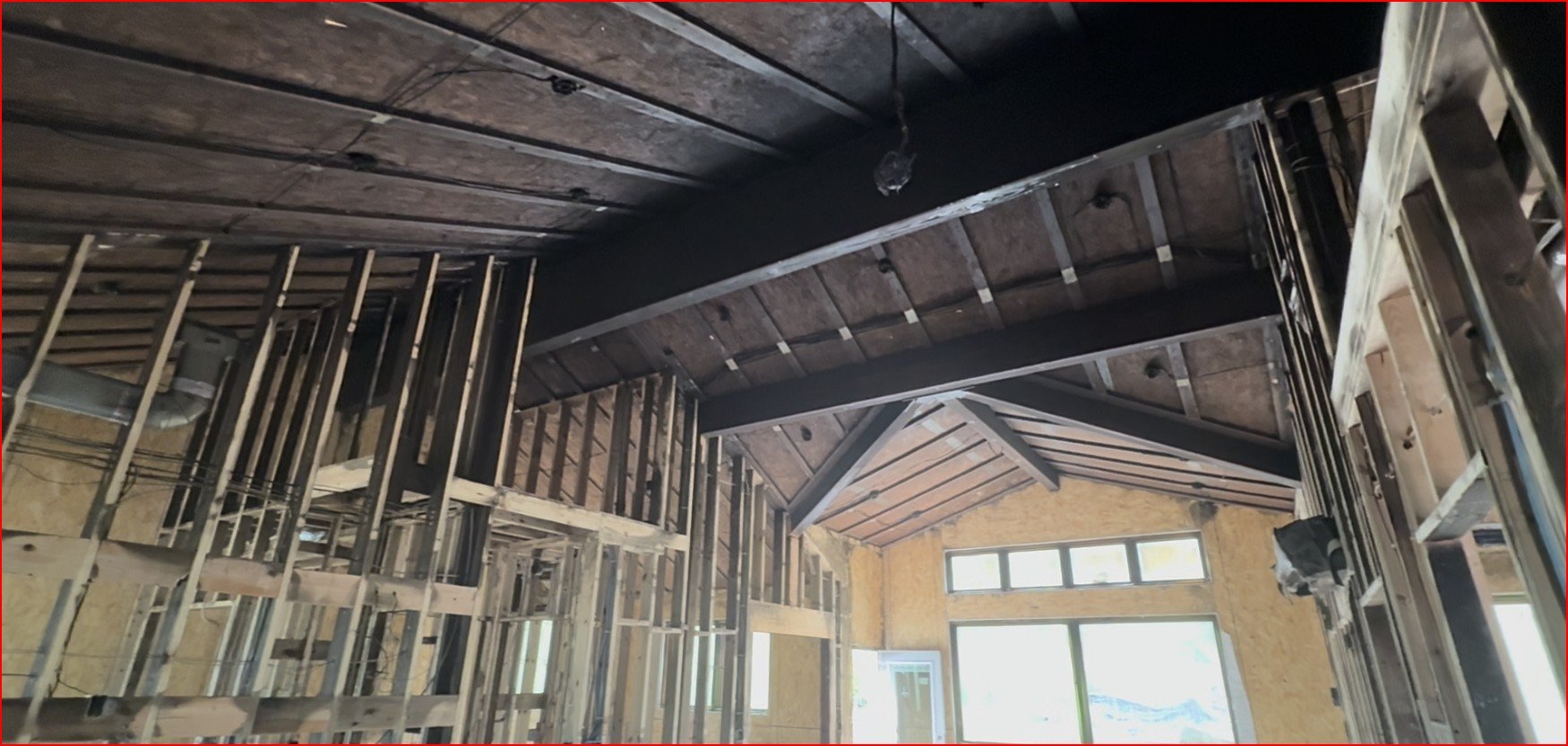 SIP Roof w/ Smoke Damage