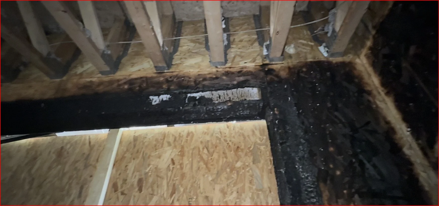 Melt Back of EPS on SIP Wall Panel