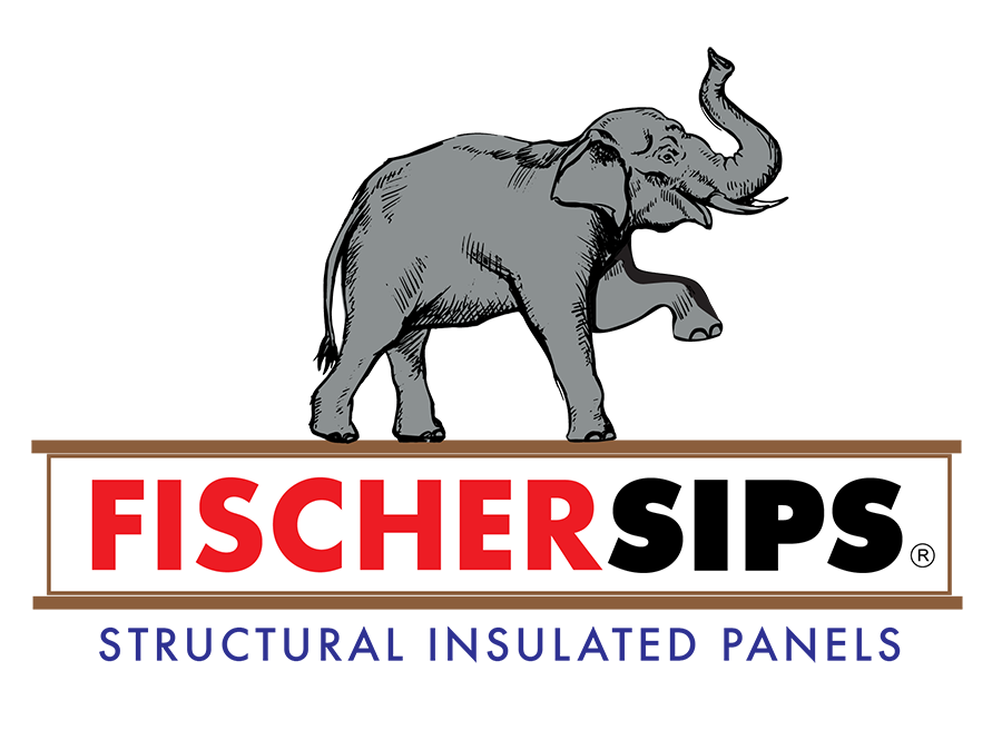 Logo of Fischer Sips featuring an illustrated elephant above the company name and tagline.