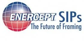 ENERCEPT SIPS logo with the tagline 'The Future of Framing'