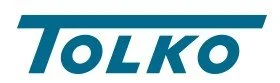 The Tolko logo in blue text with a stylized underline.