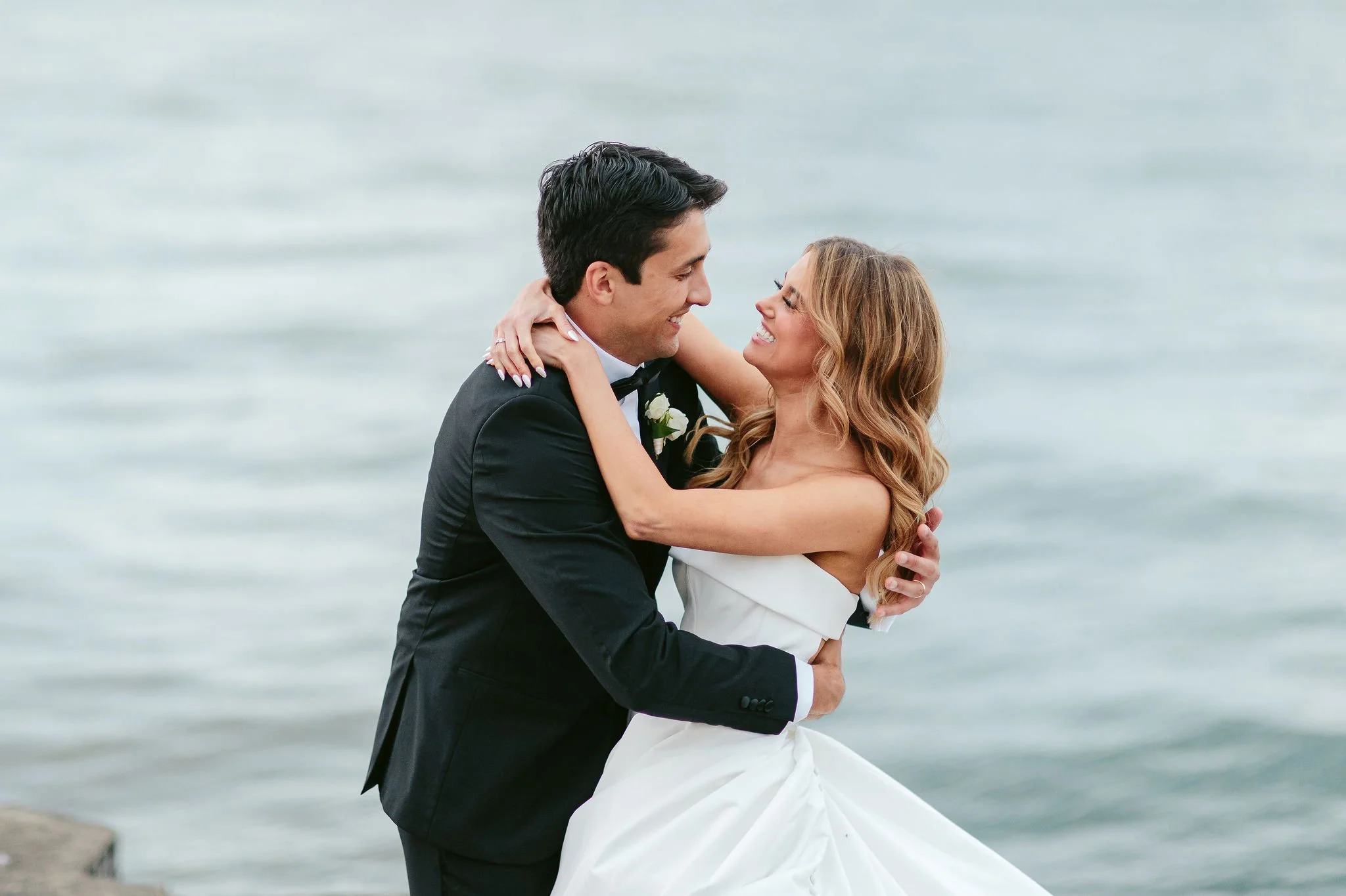 Hope + Jonathan, Romantic Theater on the Lake Wedding