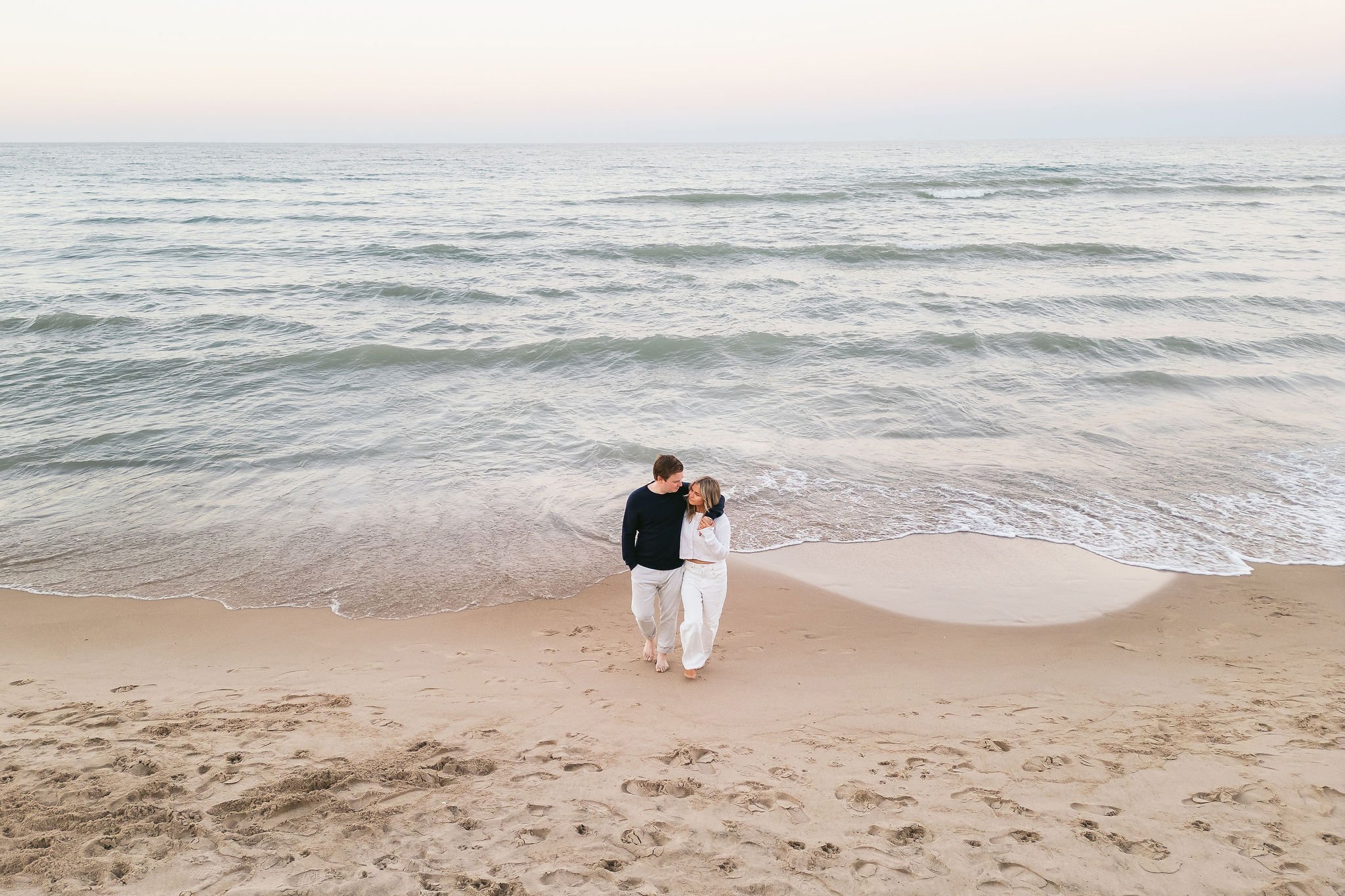 Grace + Pat, Langdon Beach Summer Engagement Session