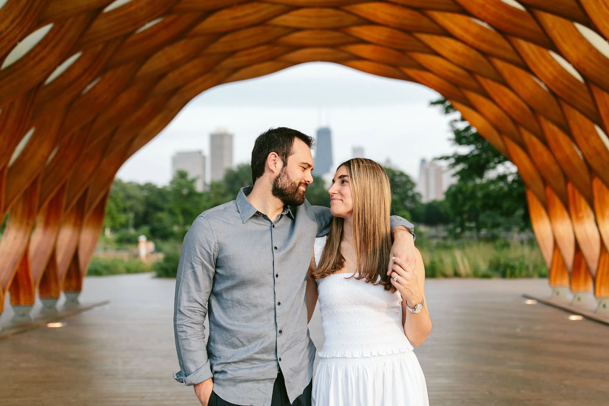 Maddie + Tyler, Summer Lincoln Park South Pond Session