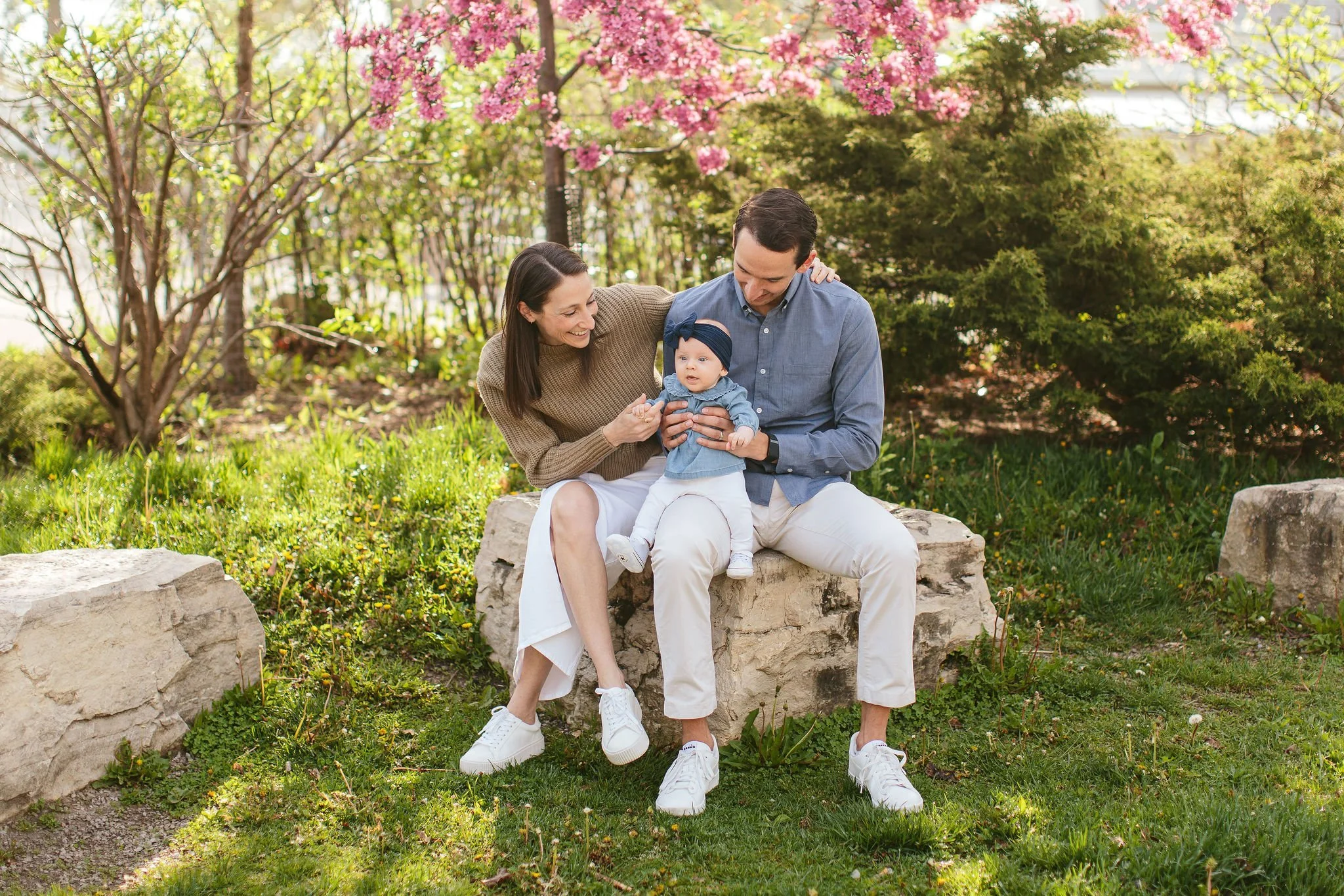 Springtime Lincoln Park Session with The Newman Family