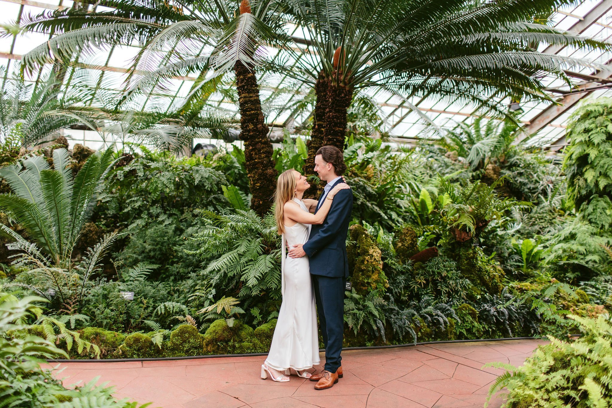 Emily + Dan, Micro Wedding at Lincoln Park Conservatory