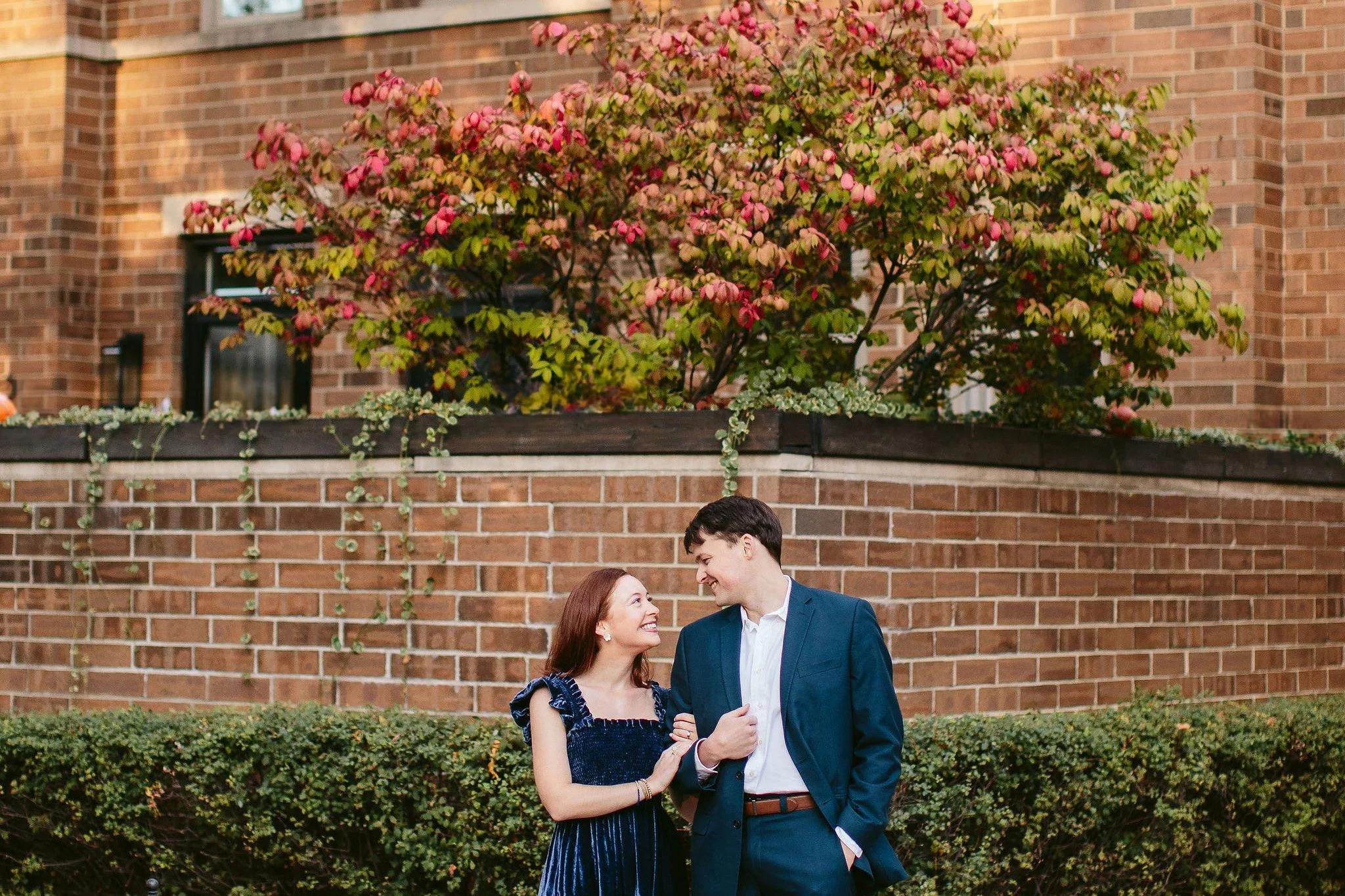 Caroline + Griffin, Old Town Fall Engagement Session