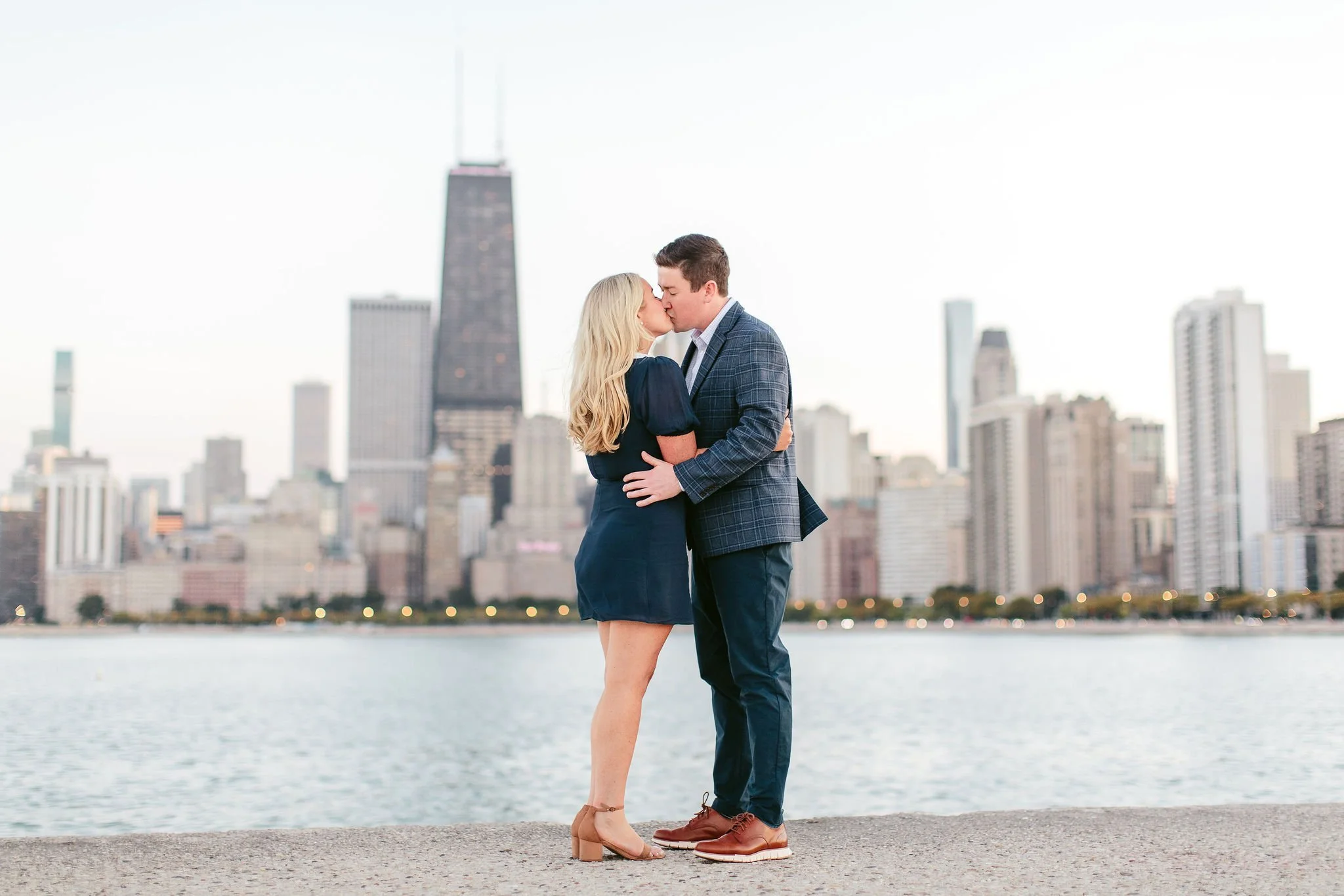 Kathleen + Brendan, Skyline Engagement Session at Lincoln Park